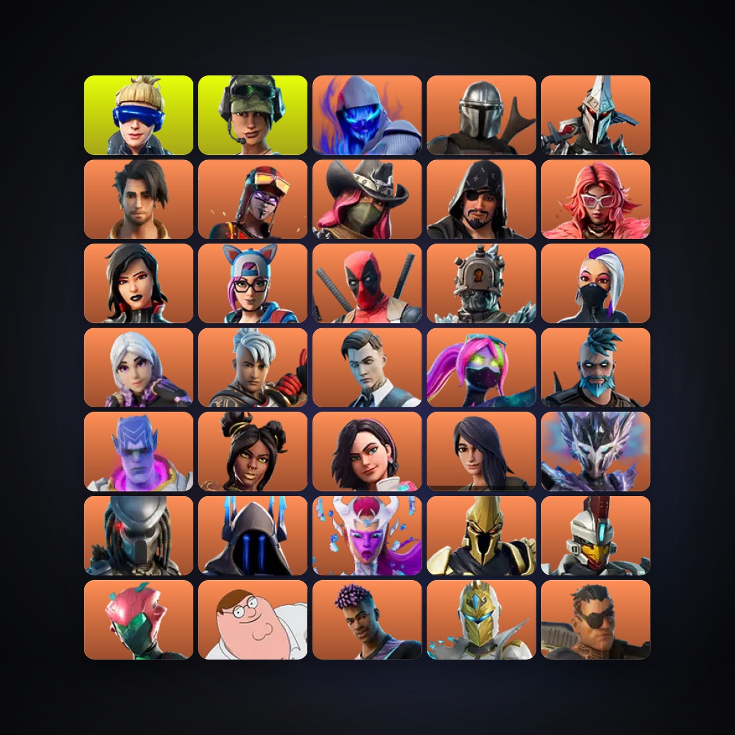 Fortnite account with Fusion & Eternal Knight — 198 skins — 2.8K V-Bucks — lvl 2306 — HabibiAccounts