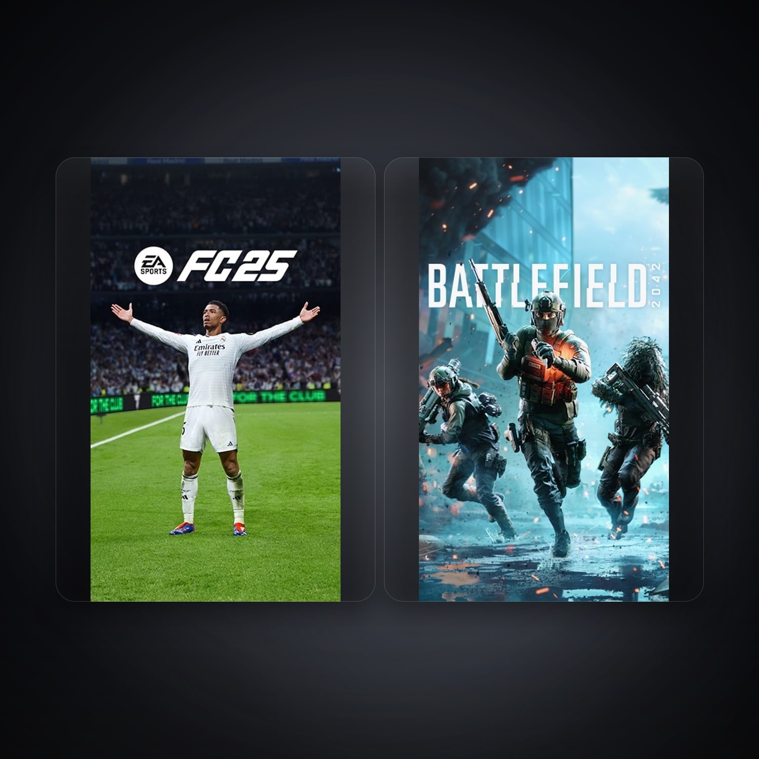 EA account — Battlefield V + EA Sports FC 25 — PL — 5 games — HabibiAccounts