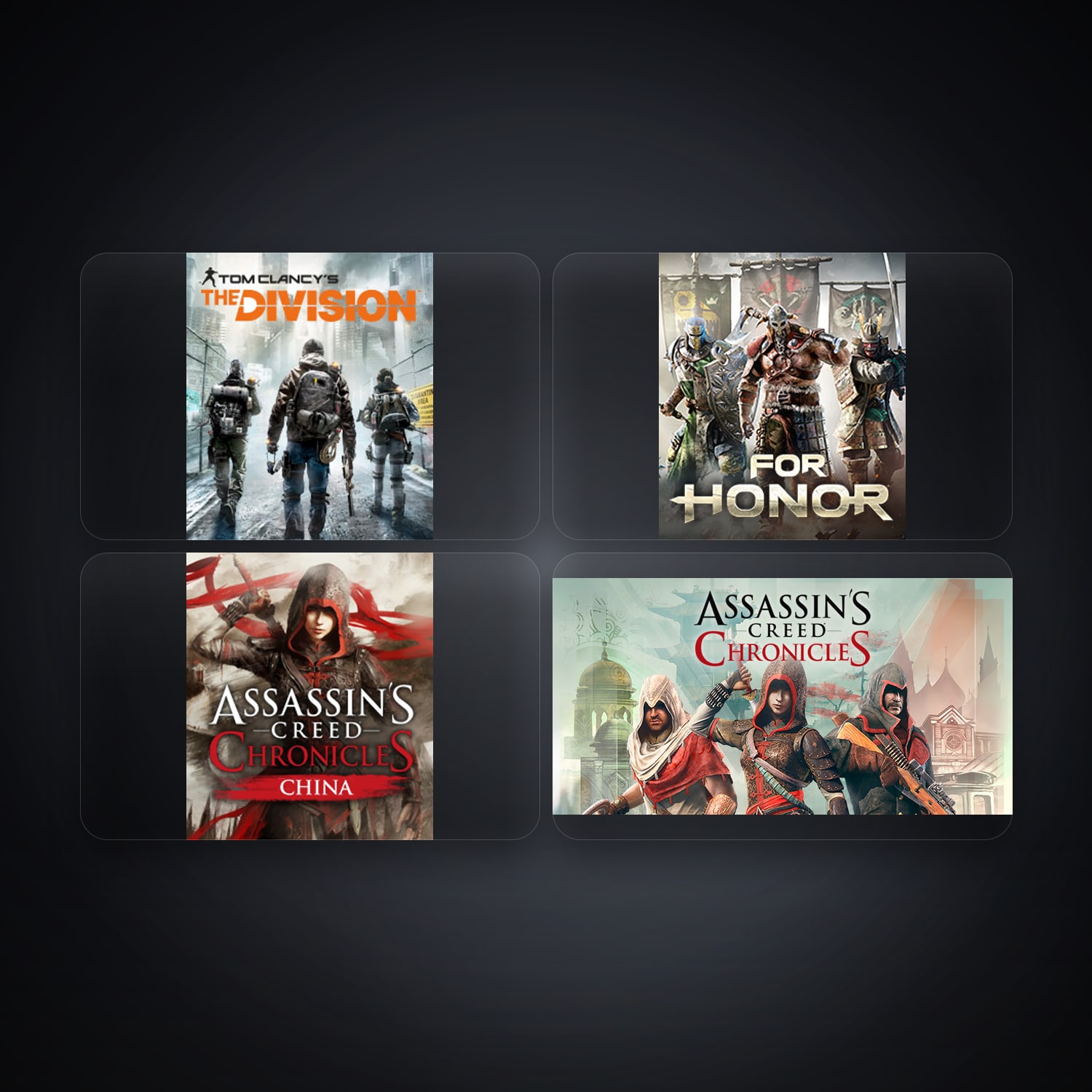 حساب يوبيسوفت فيه Tom Clancy's The Division وFor Honor، RO، 6 ألعاب — HabibiAccounts