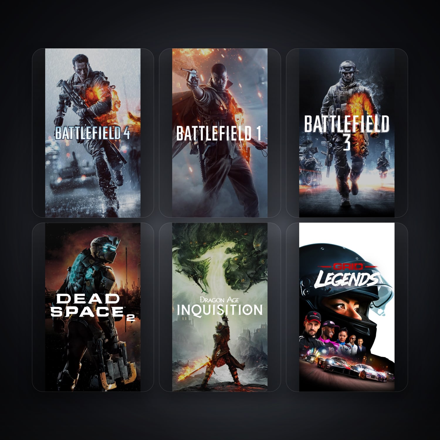 حساب إي إيه فيه Battlefield 4 وBattlefield 1، ES، 10 ألعاب — HabibiAccounts