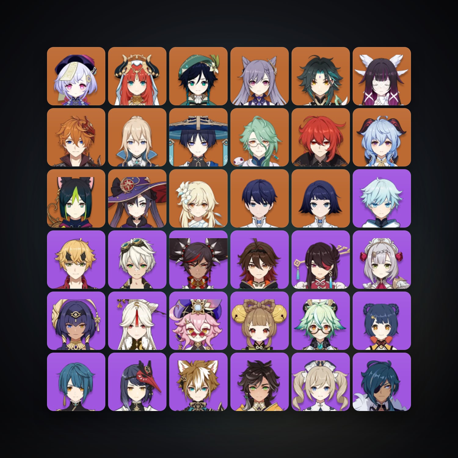 Genshin Impact | AR 56 | 54 Chars | 14× 5★ — Genshin / miHoYo Account — HabibiAccounts
