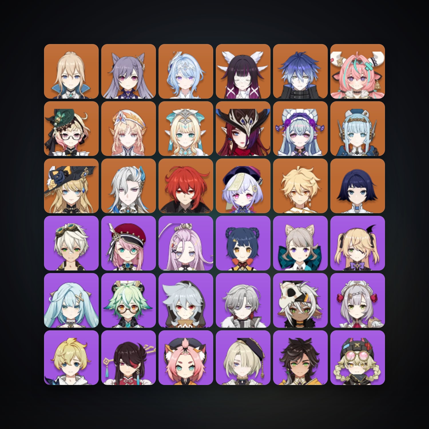 Genshin Impact | AR 58 | 60 Chars | 16× 5★ — Genshin / miHoYo Account — HabibiAccounts