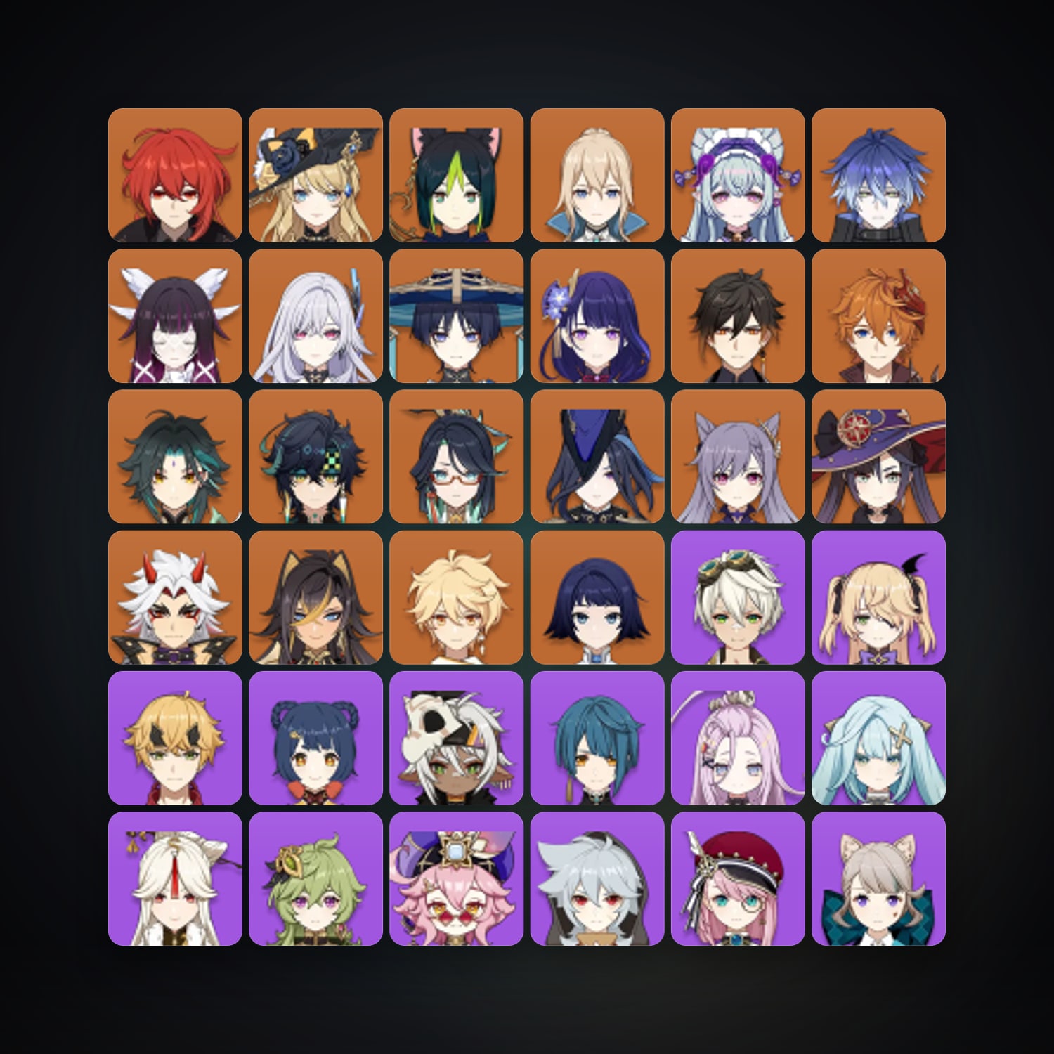 Genshin Impact | AR 58 | 69 Chars | 20× 5★ — Genshin / miHoYo Account — HabibiAccounts