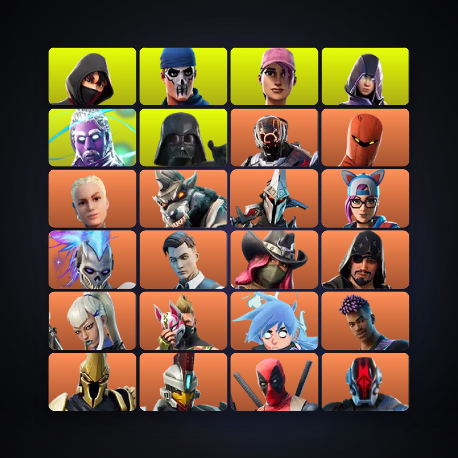 Fortnite account with Drift & Midas — 324 skins — 1.5K V-Bucks — lvl 6327 — HabibiAccounts