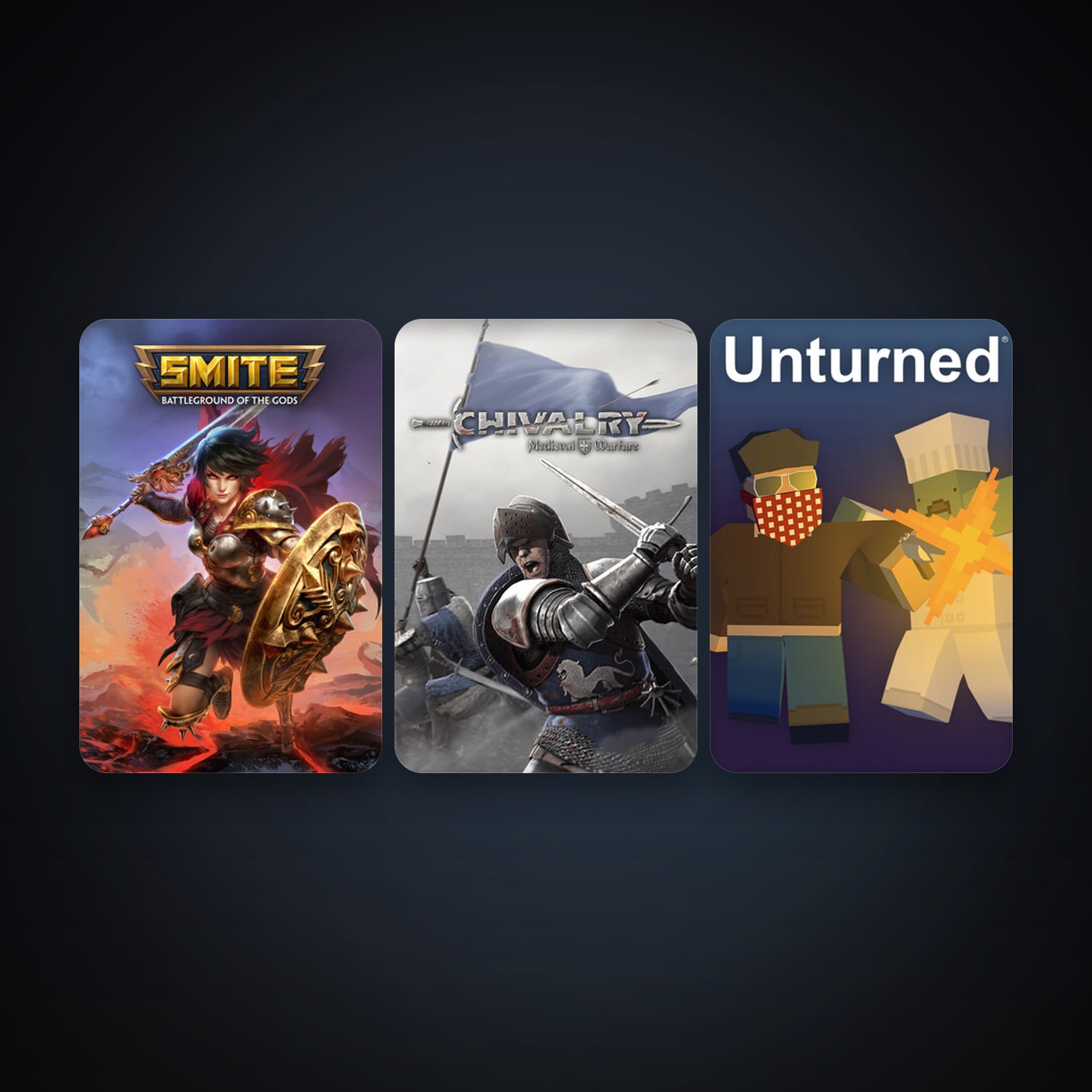 Steam account: Chivalry: Medieval Warfare + Unturned, 8 games, clean — HabibiAccounts