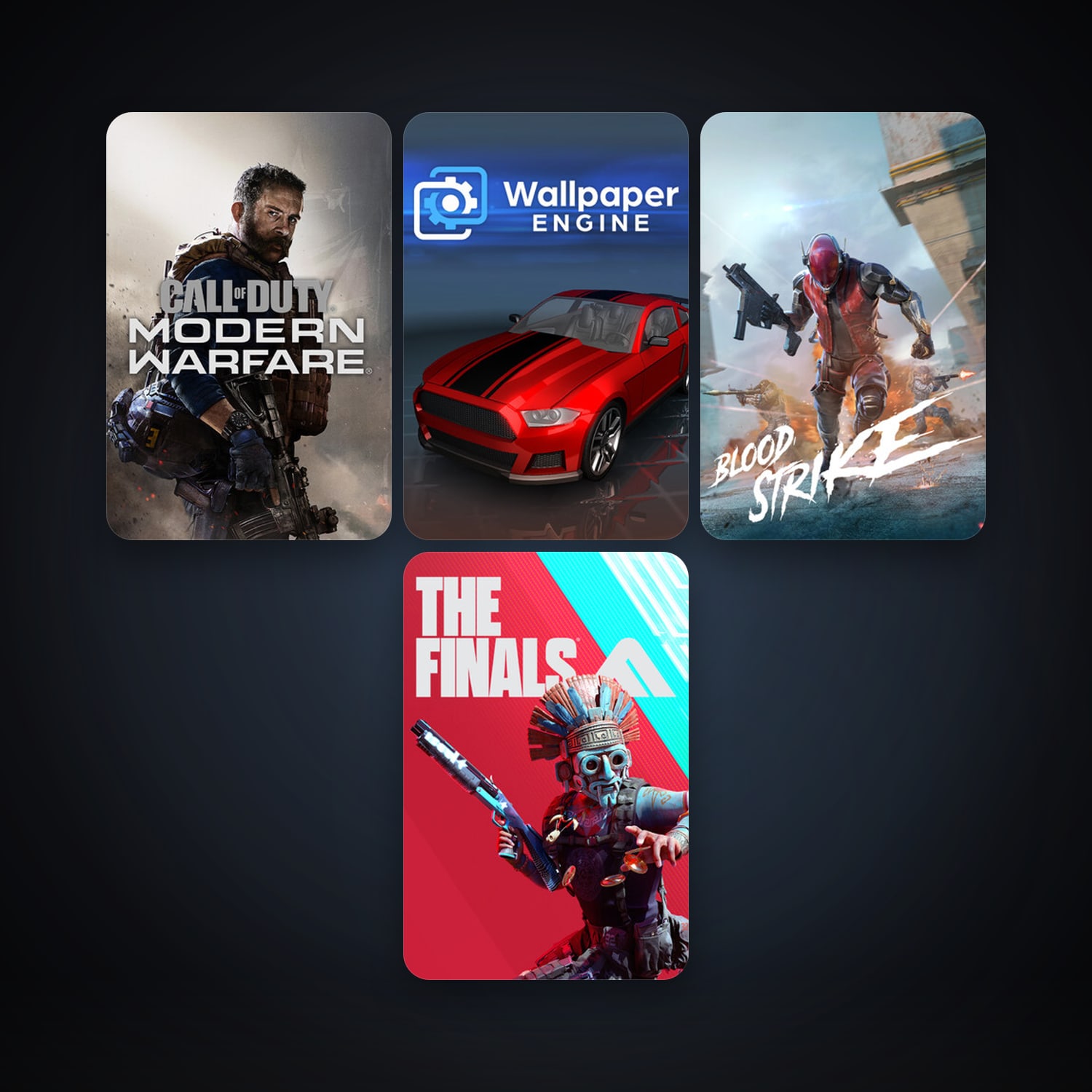 Steam account: Wallpaper Engine + Call of Duty: Modern Warfare, 11 games, clean — HabibiAccounts