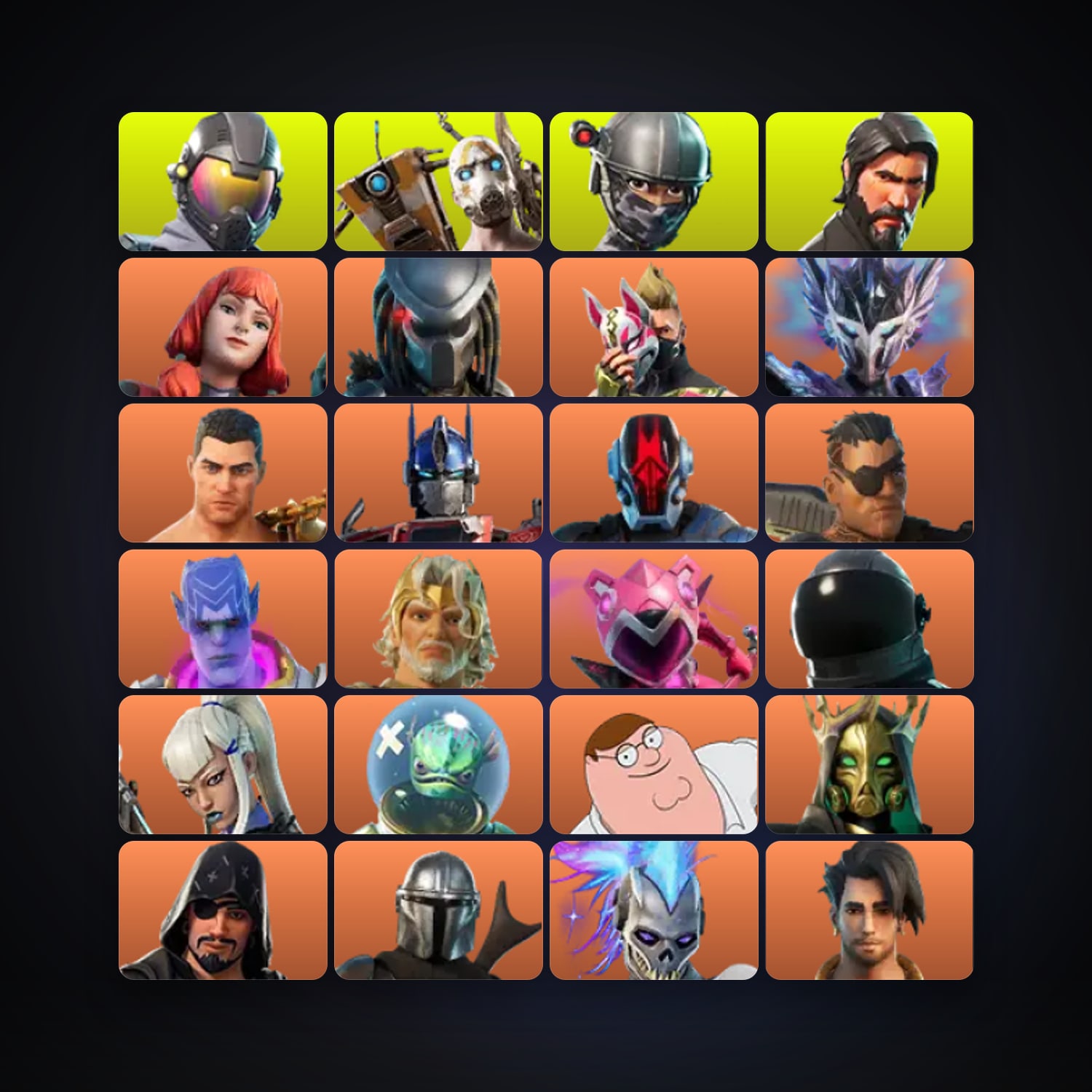 Fortnite account with Elite Agent & Rogue Agent — 260 skins — 600 V-Bucks — lvl 3688 — HabibiAccounts