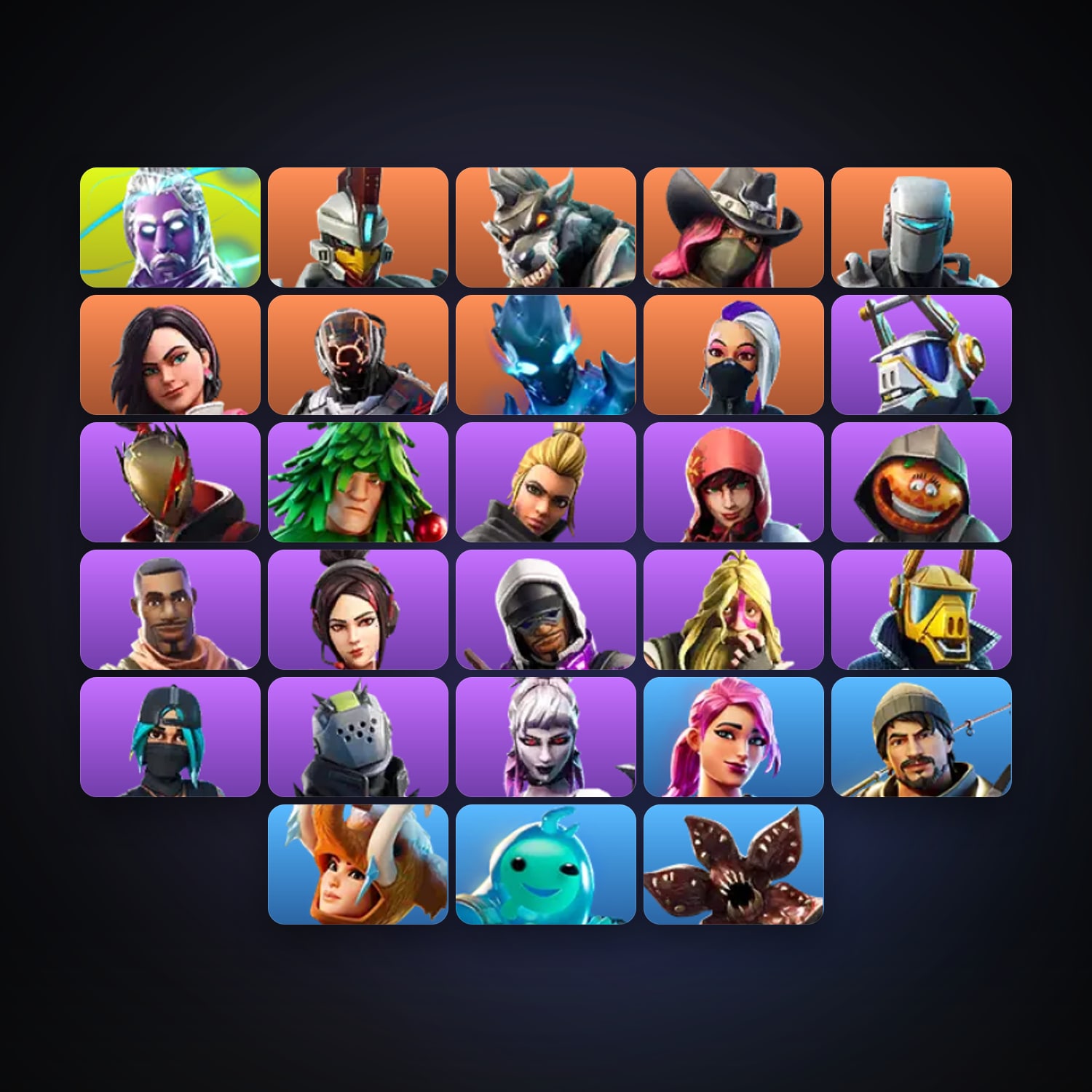 Fortnite account with Galaxy & Sentinel — 28 skins — 450 V-Bucks — lvl 302 — HabibiAccounts