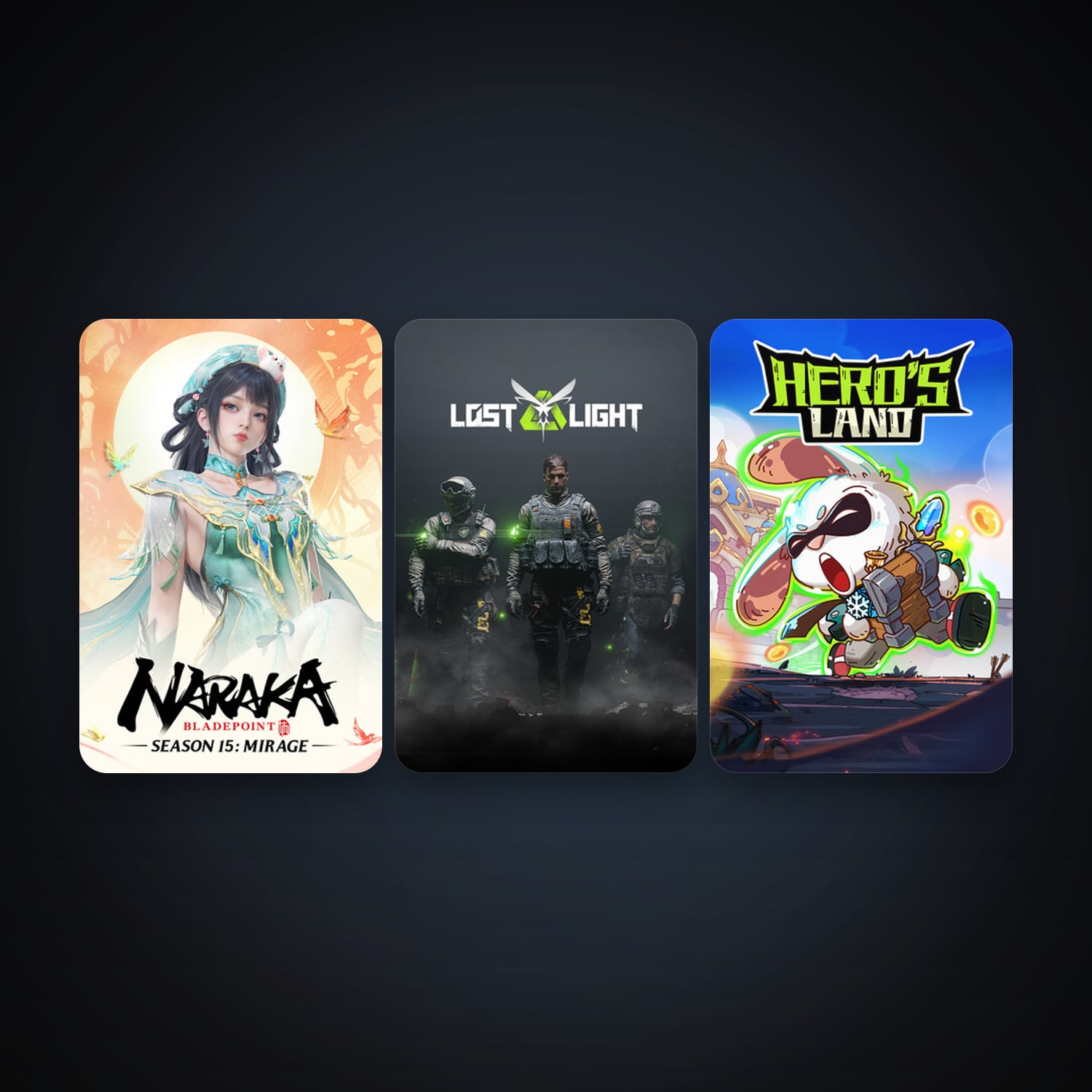 Steam account: NARAKA: BLADEPOINT + Lost Light, 3 games, clean — HabibiAccounts