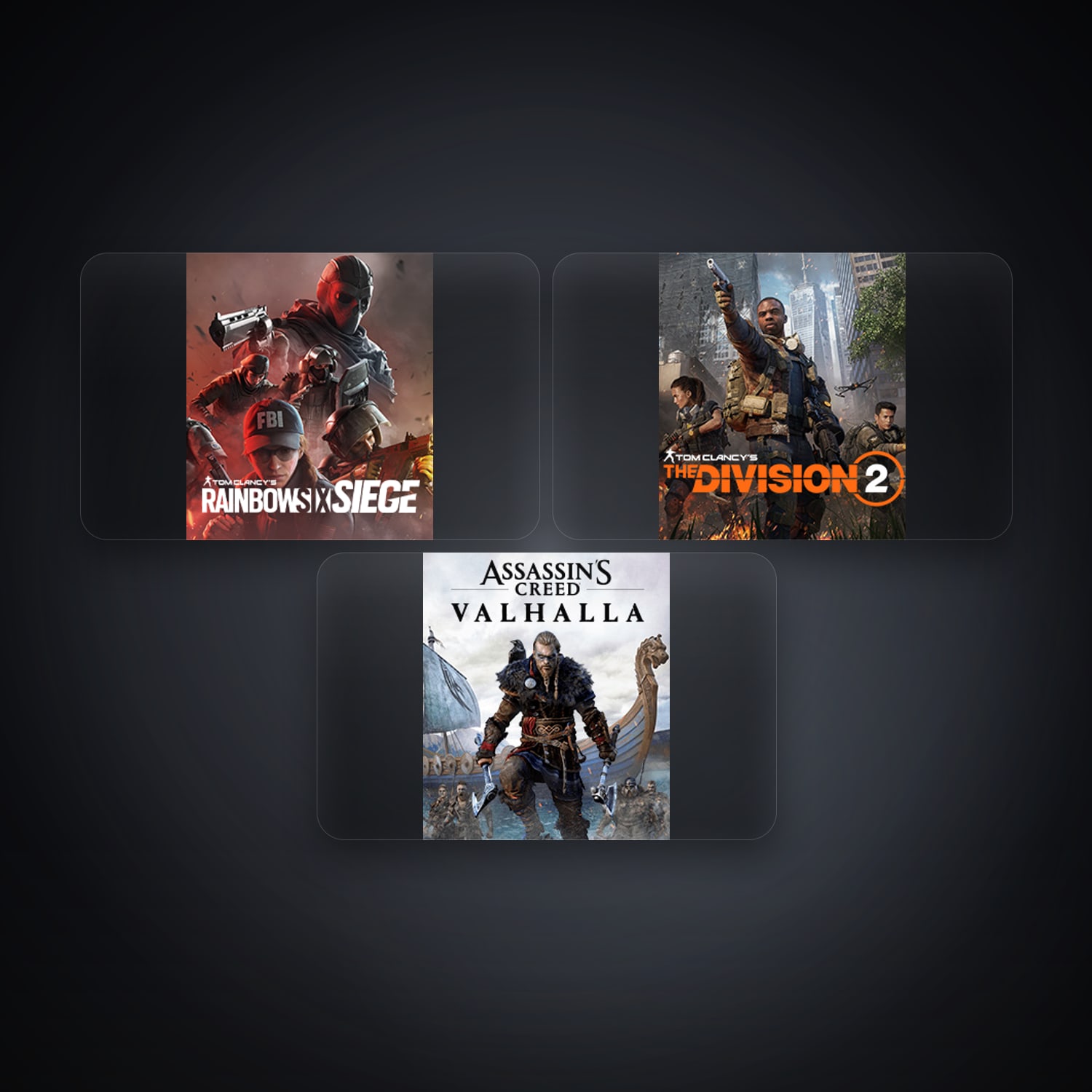 Ubisoft account — Tom Clancy's Rainbow Six Siege + Tom Clancy's The Division 2 — KR — 3 games — HabibiAccounts