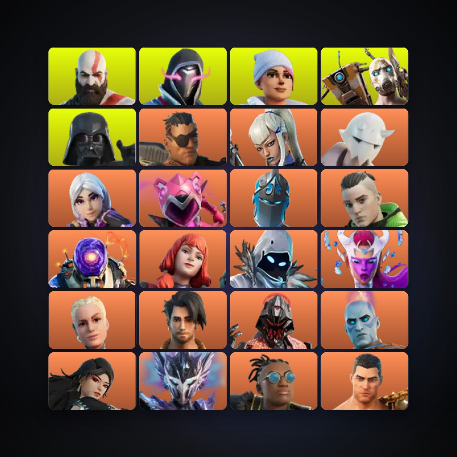 Fortnite account with Joey & Mizuki — 321 skins — 3.1K V-Bucks — lvl 2209 — HabibiAccounts