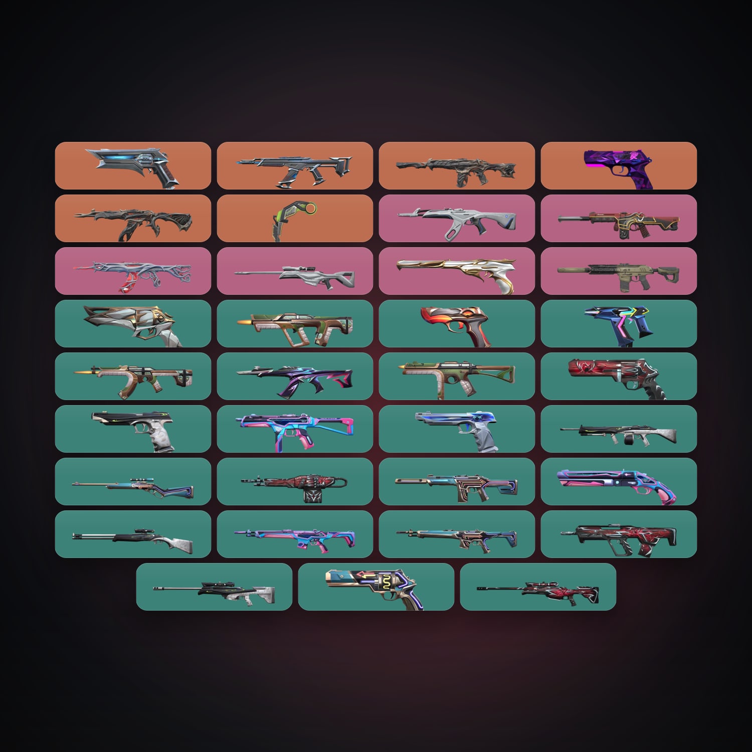 Valorant account: AP Gold 1 locker — 1 knife, 36 skins, lvl 96 — 175 LoL champions, 240 LoL skins — HabibiAccounts