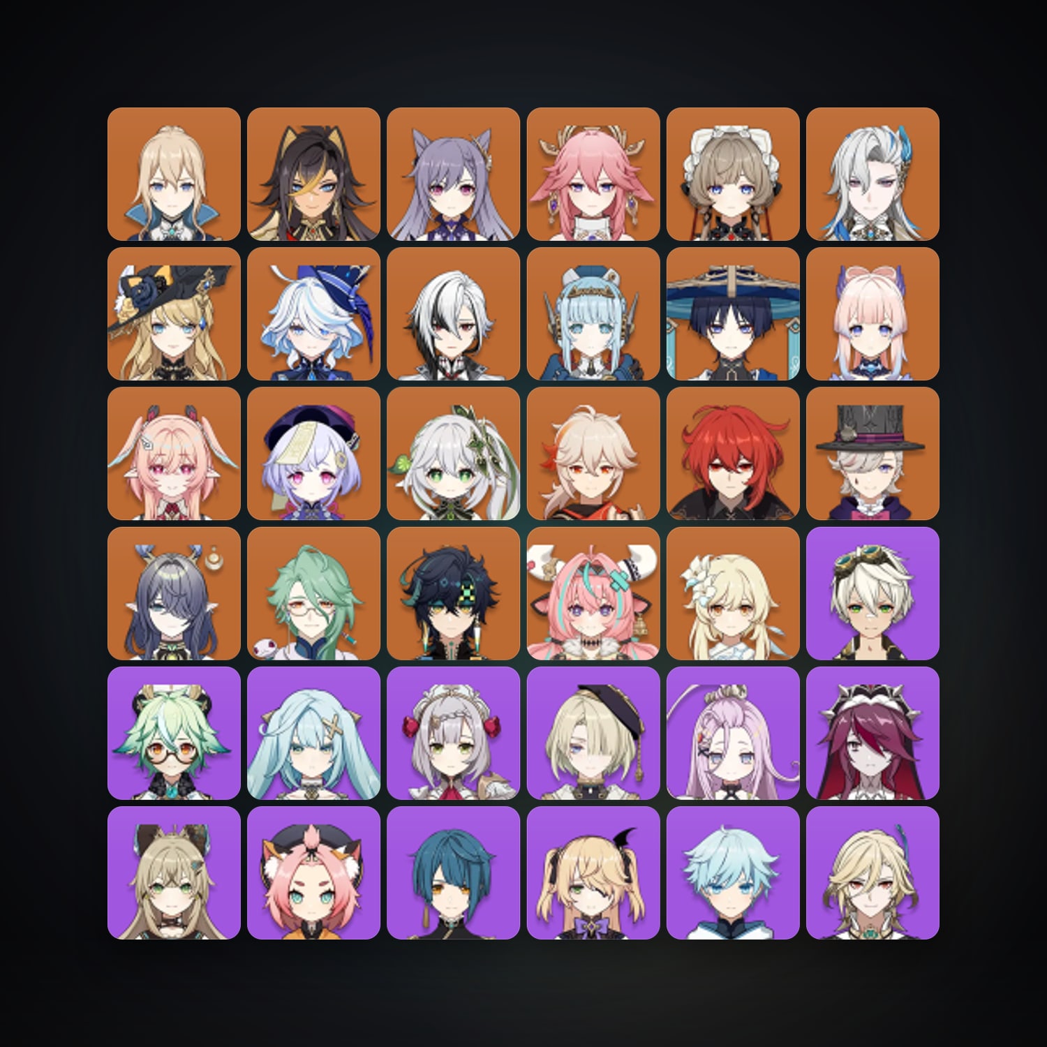 Genshin Impact | AR 58 | 70 Chars | 22× 5★ — Genshin / miHoYo Account — HabibiAccounts
