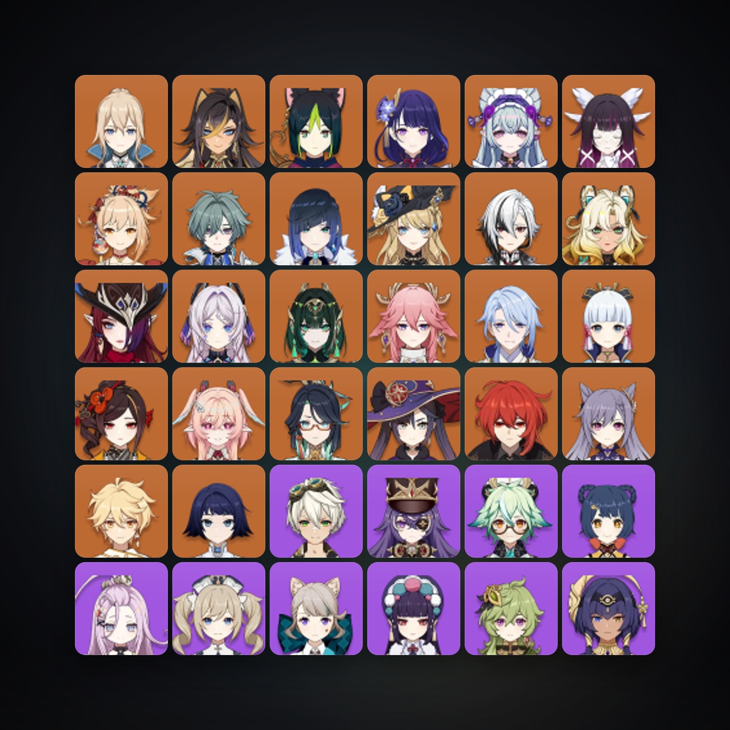 Genshin Impact | AR 59 | 77 Chars | 24× 5★ — Genshin / miHoYo Account — HabibiAccounts