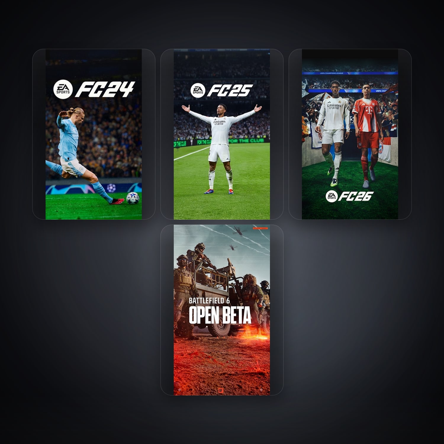 حساب إي إيه فيه EA Sports FC24 وEA Sports FC 25، TR، 5 ألعاب — HabibiAccounts