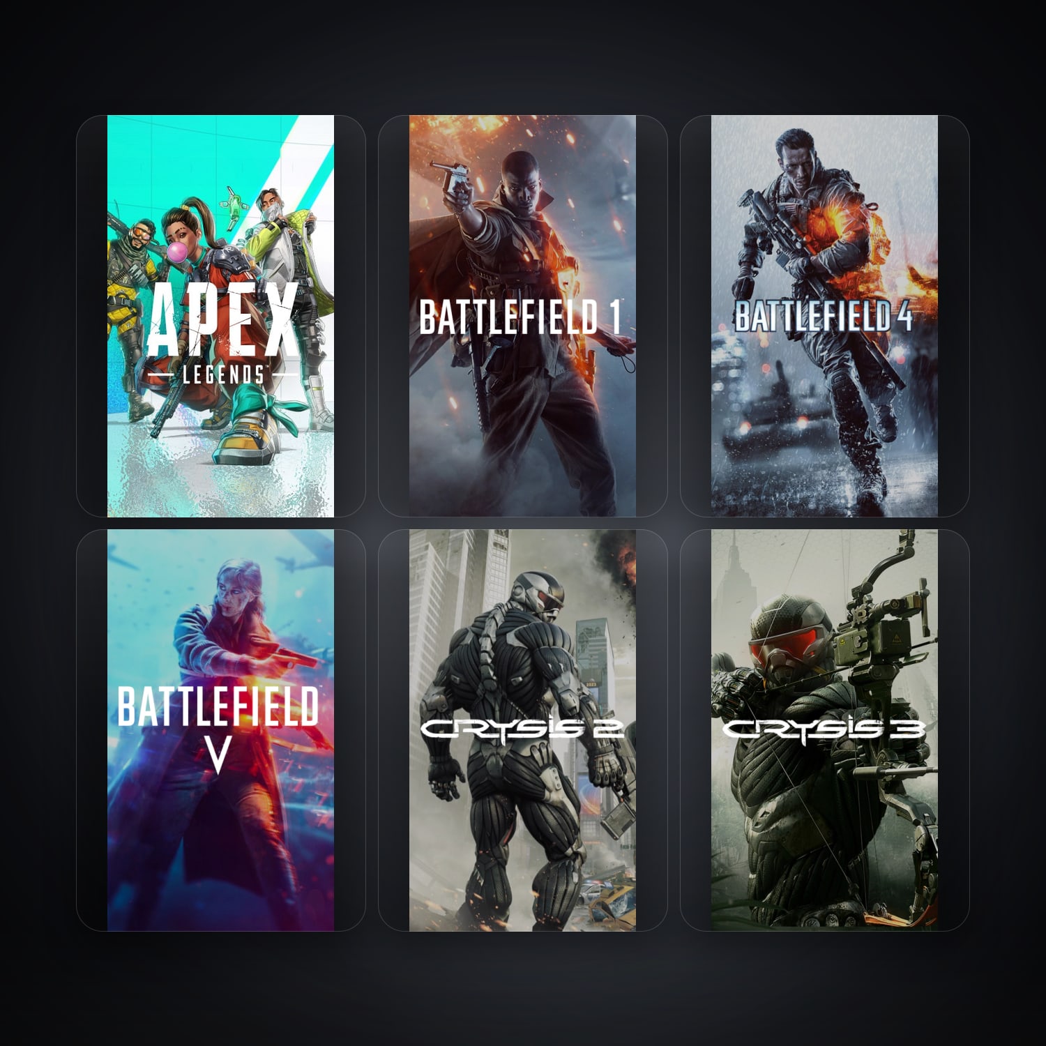 EA account — Apex Legends + Battlefield 1 — SE — 16 games — HabibiAccounts