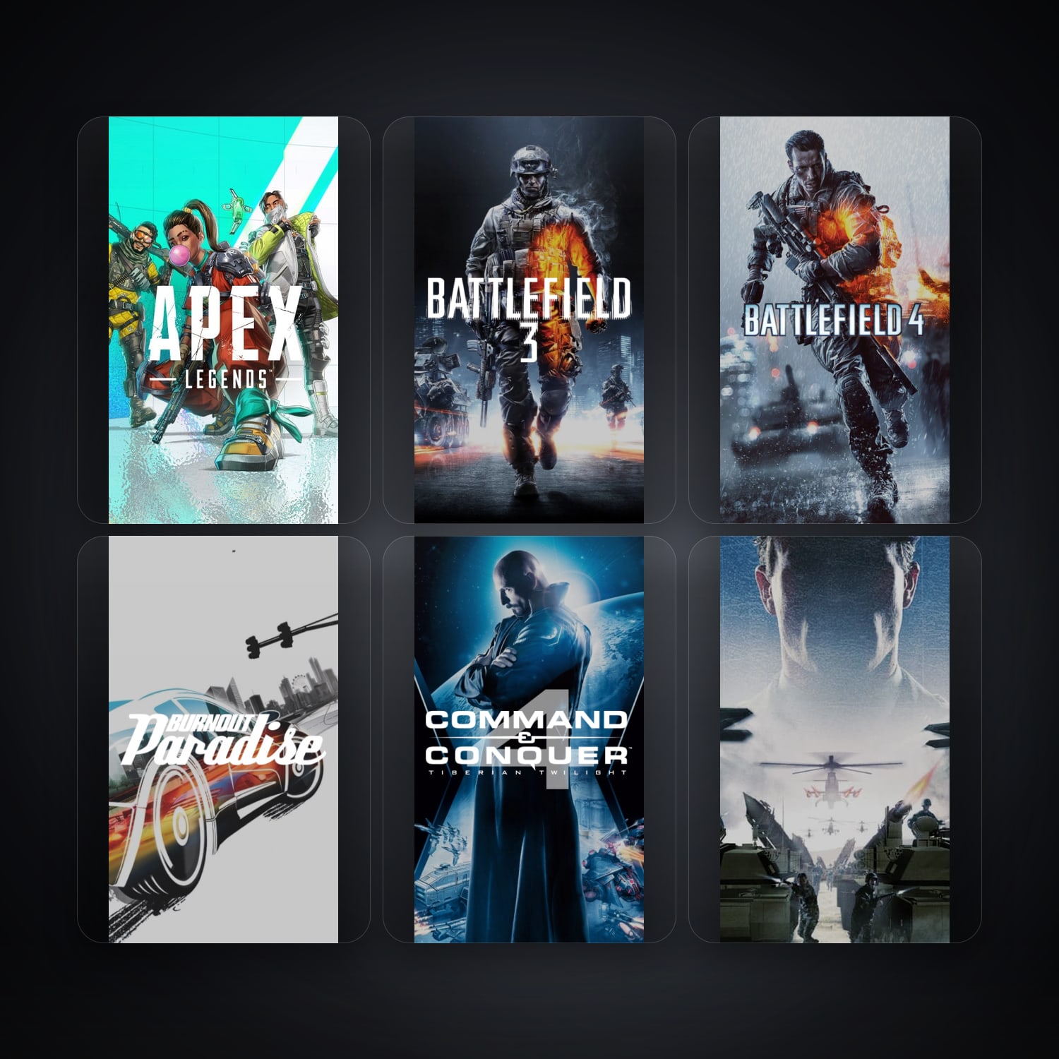 حساب إي إيه فيه Apex Legends وBattlefield 3، NO، 33 ألعاب — HabibiAccounts