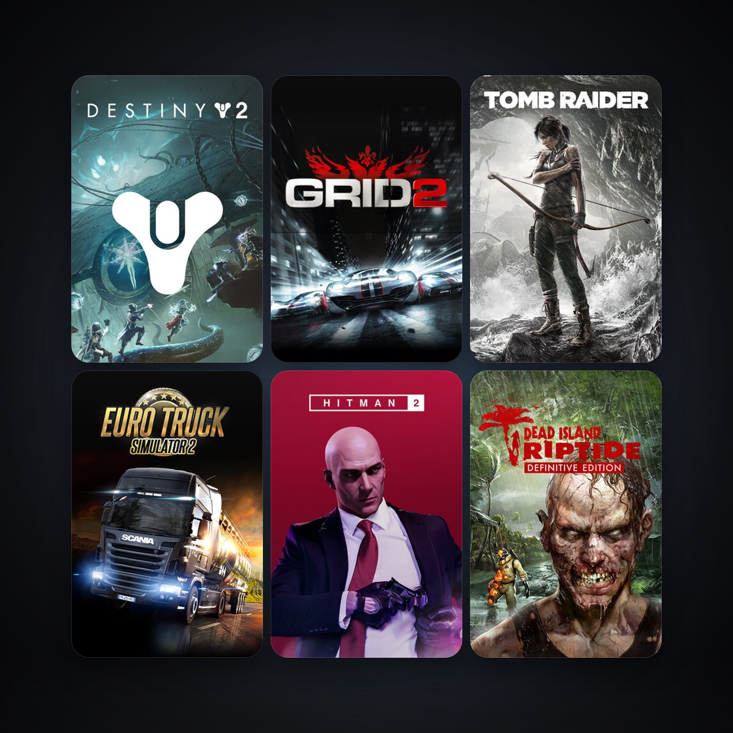 Steam account: GRID 2 + Tomb Raider, 18 games, clean — level 6 — HabibiAccounts