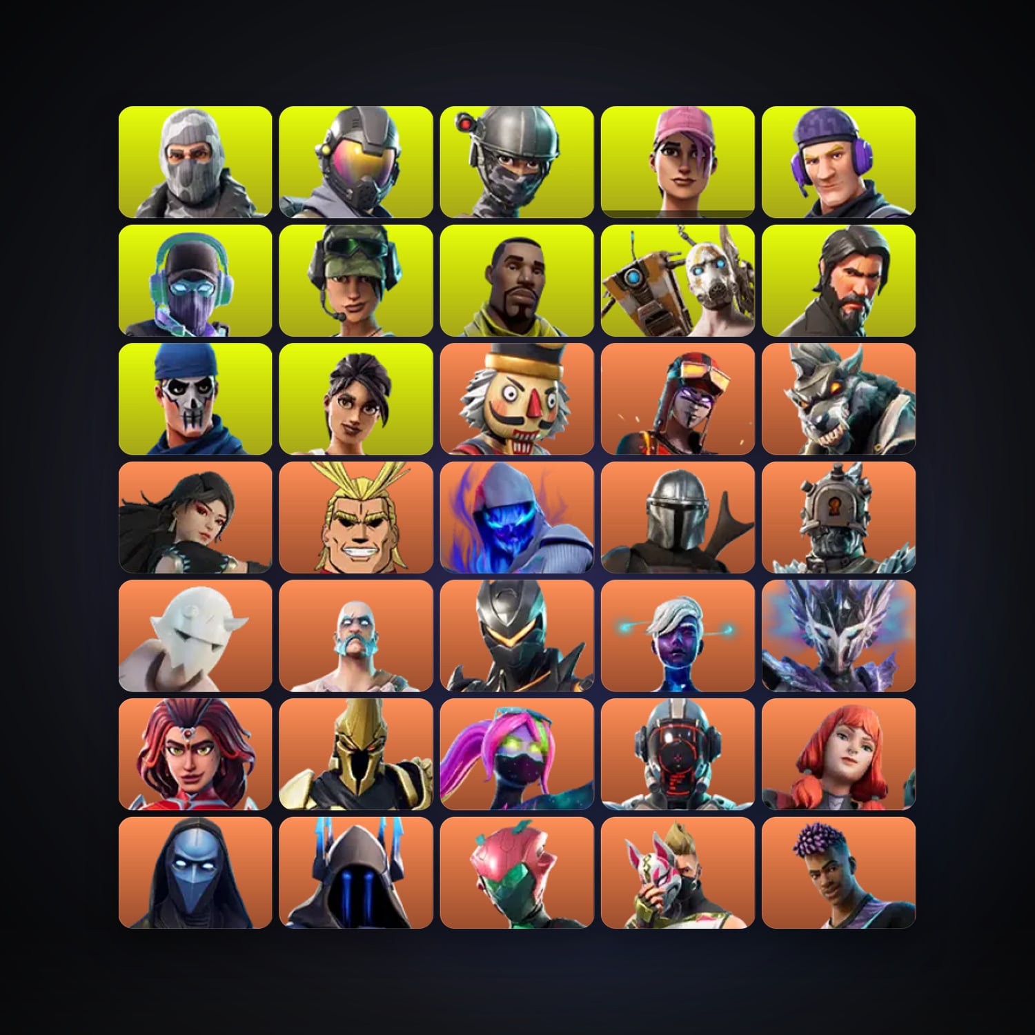 Fortnite account with Crackshot & Dire — 474 skins — lvl 3483 — HabibiAccounts