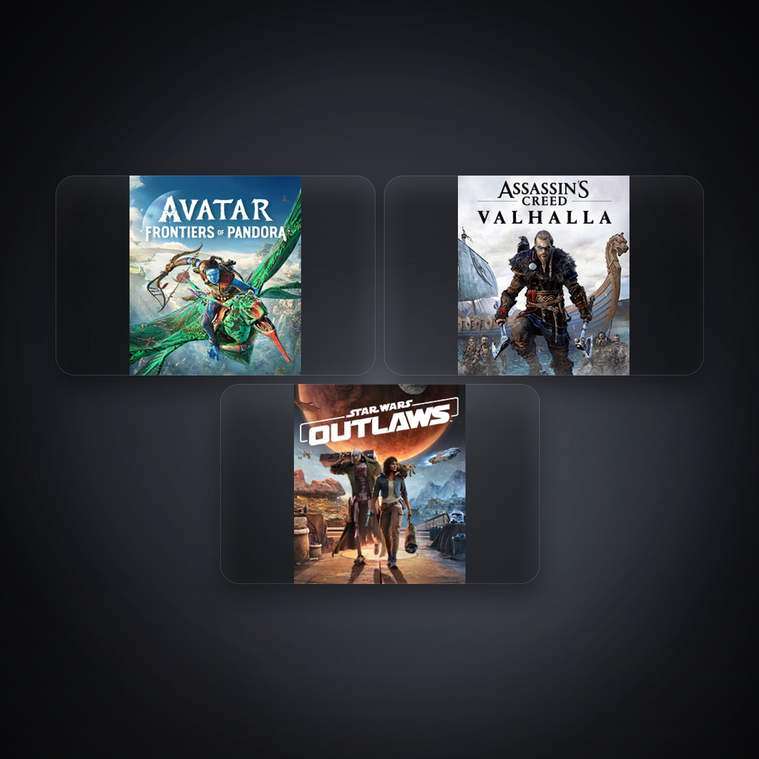 حساب يوبيسوفت فيه Avatar Frontiers of Pandora وAssassin's Creed Valhalla، BE، 3 ألعاب — HabibiAccounts