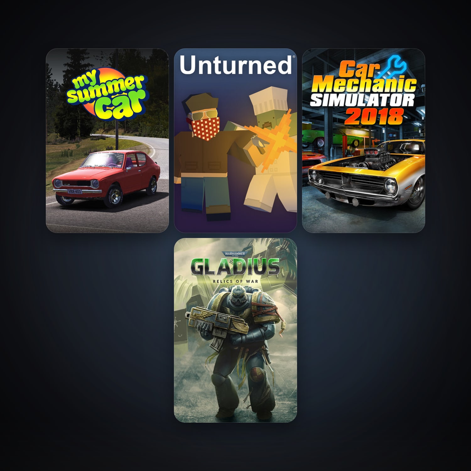 Steam account: Free CS2 (No Prime) + Unturned, 7 games, clean — HabibiAccounts