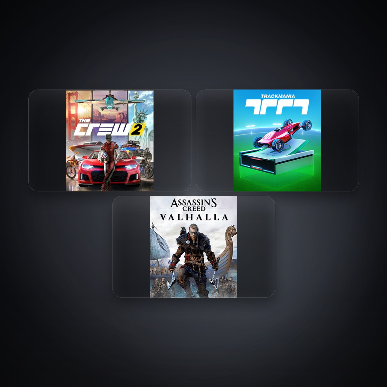 حساب يوبيسوفت فيه The Crew 2 وTrackmania، IN، 3 ألعاب — HabibiAccounts