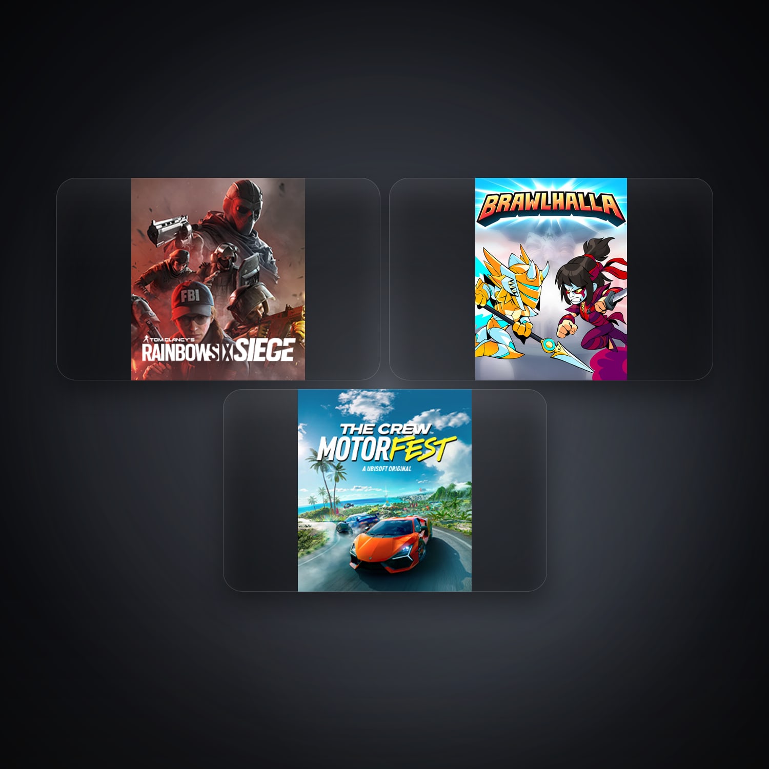 Ubisoft account — Tom Clancy's Rainbow Six Siege + Brawlhalla — GB — 4 games — HabibiAccounts
