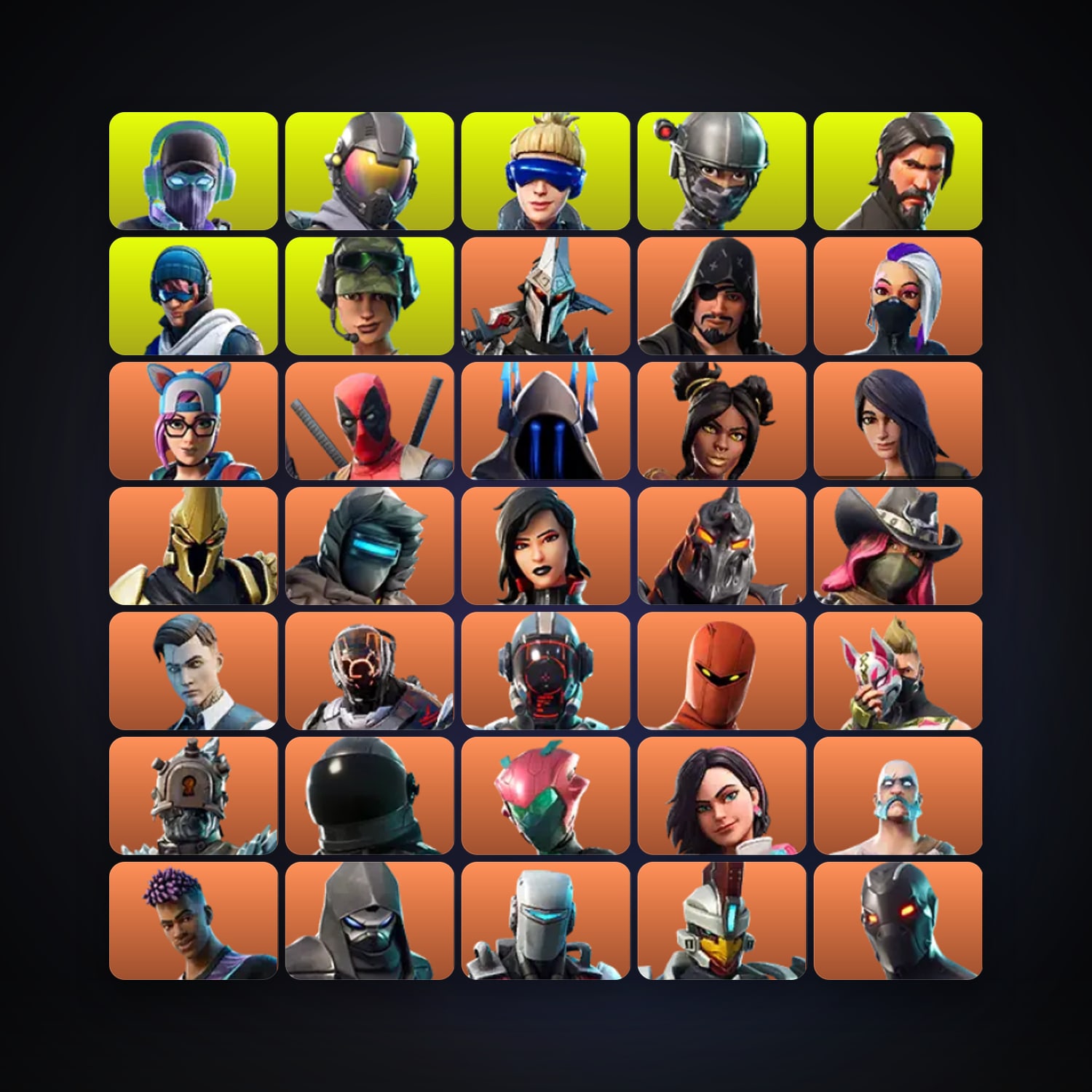 Fortnite account with Deadpool & Eternal Knight — 146 skins — 900 V-Bucks — lvl 2362 — HabibiAccounts