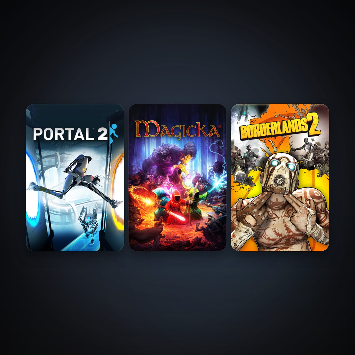 Steam account: Portal 2 + Magicka, 5 games, clean — level 7 — HabibiAccounts