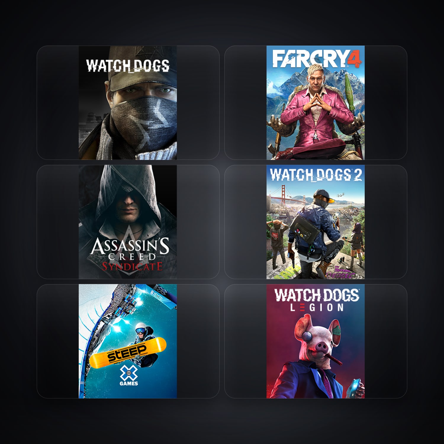 حساب يوبيسوفت فيه Watch_Dogs وFar Cry 4، PT، 9 ألعاب — HabibiAccounts