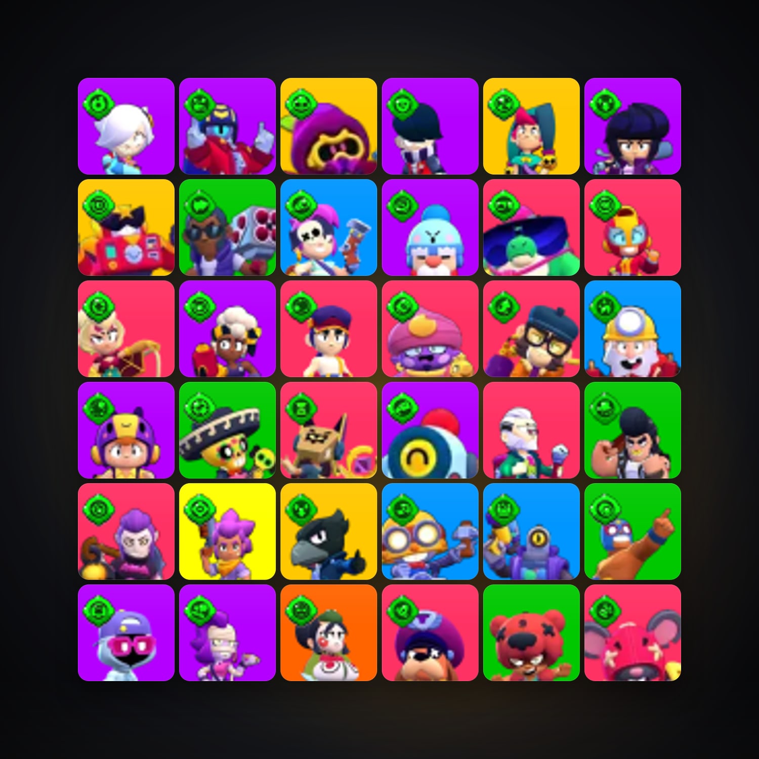102 Brawlers | 35.5K Trophies — Supercell Account — HabibiAccounts