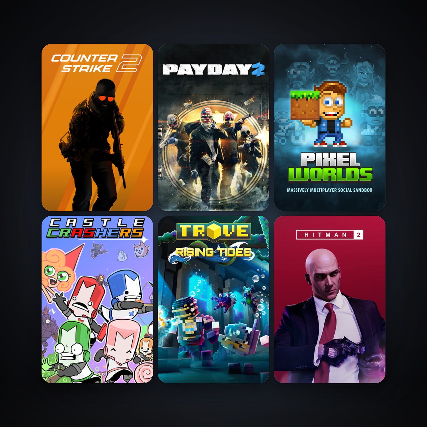 Steam account: CS2 Prime + Castle Crashers, 8 games, clean — level 7 — HabibiAccounts
