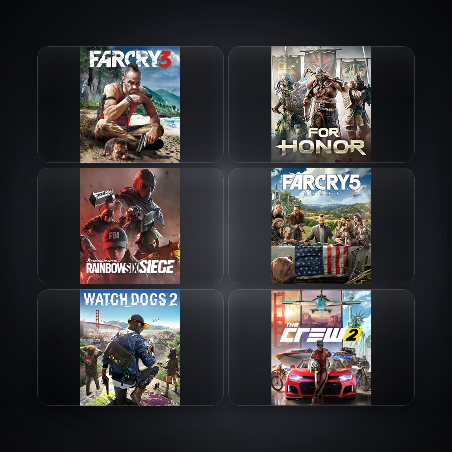 حساب يوبيسوفت فيه Far Cry 3 Deluxe Edition وFor Honor، CZ، 6 ألعاب — HabibiAccounts