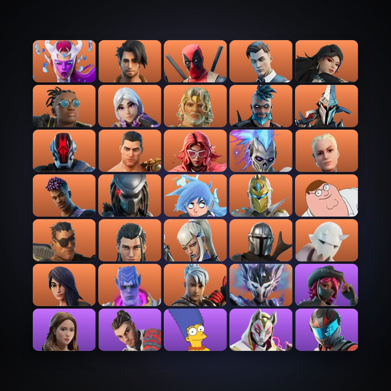 Fortnite account with Midas & Deadpool — 372 skins — 100 V-Bucks — lvl 3629 — HabibiAccounts