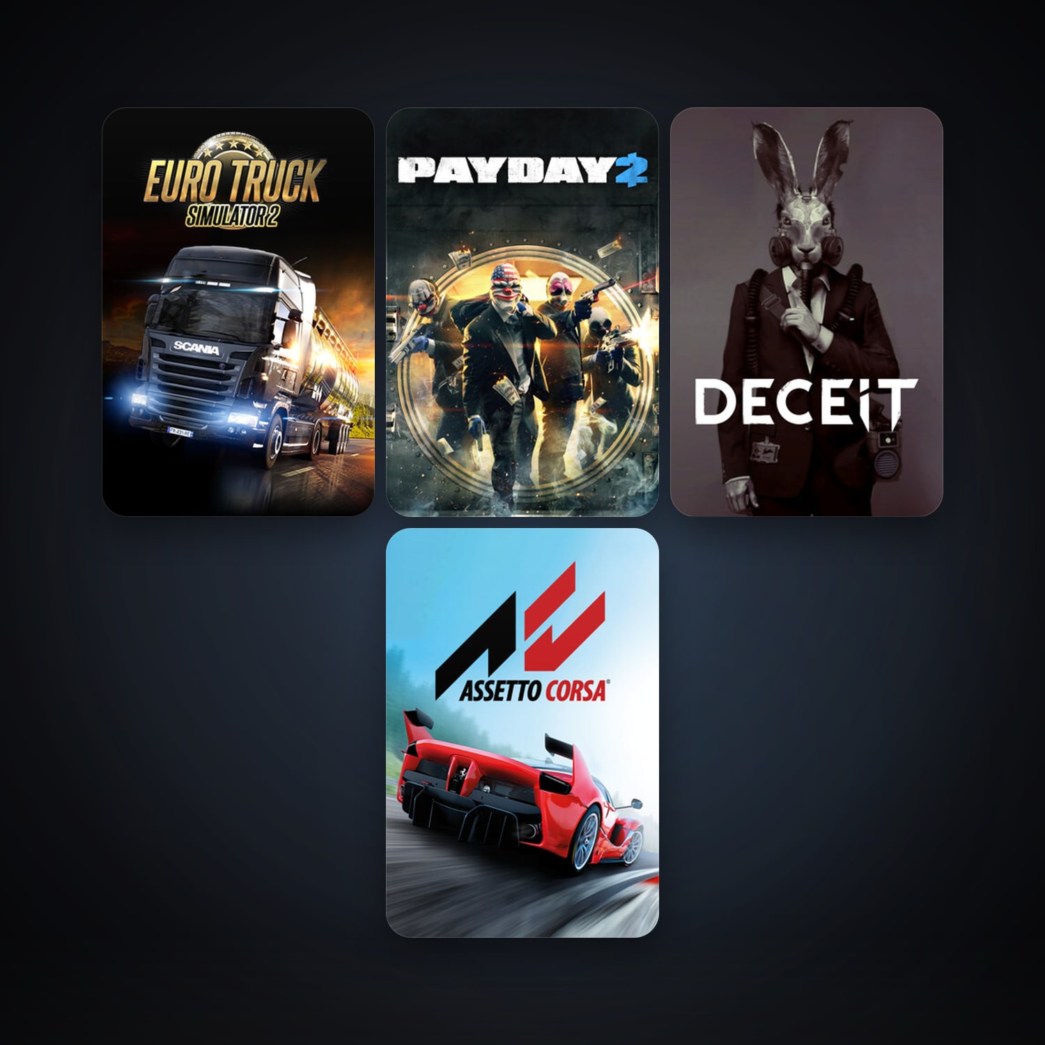 Steam account: Free CS2 (No Prime) + PAYDAY 2, 7 games, clean — HabibiAccounts