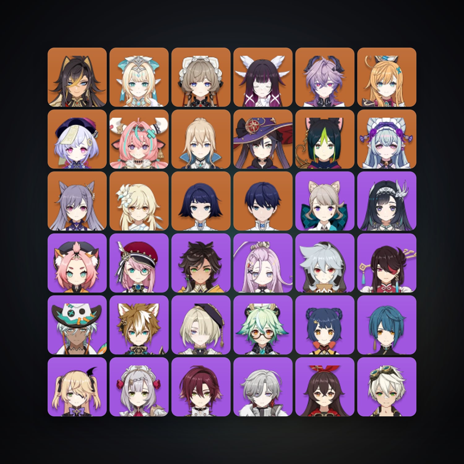 Genshin Impact | AR 57 | 62 Chars | 13× 5★ — Genshin / miHoYo Account — HabibiAccounts
