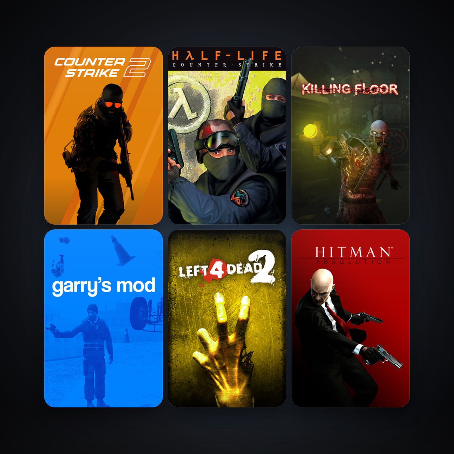 Steam account — Counter-Strike + Left 4 Dead 2, 43 games, Steam 25, clean — HabibiAccounts