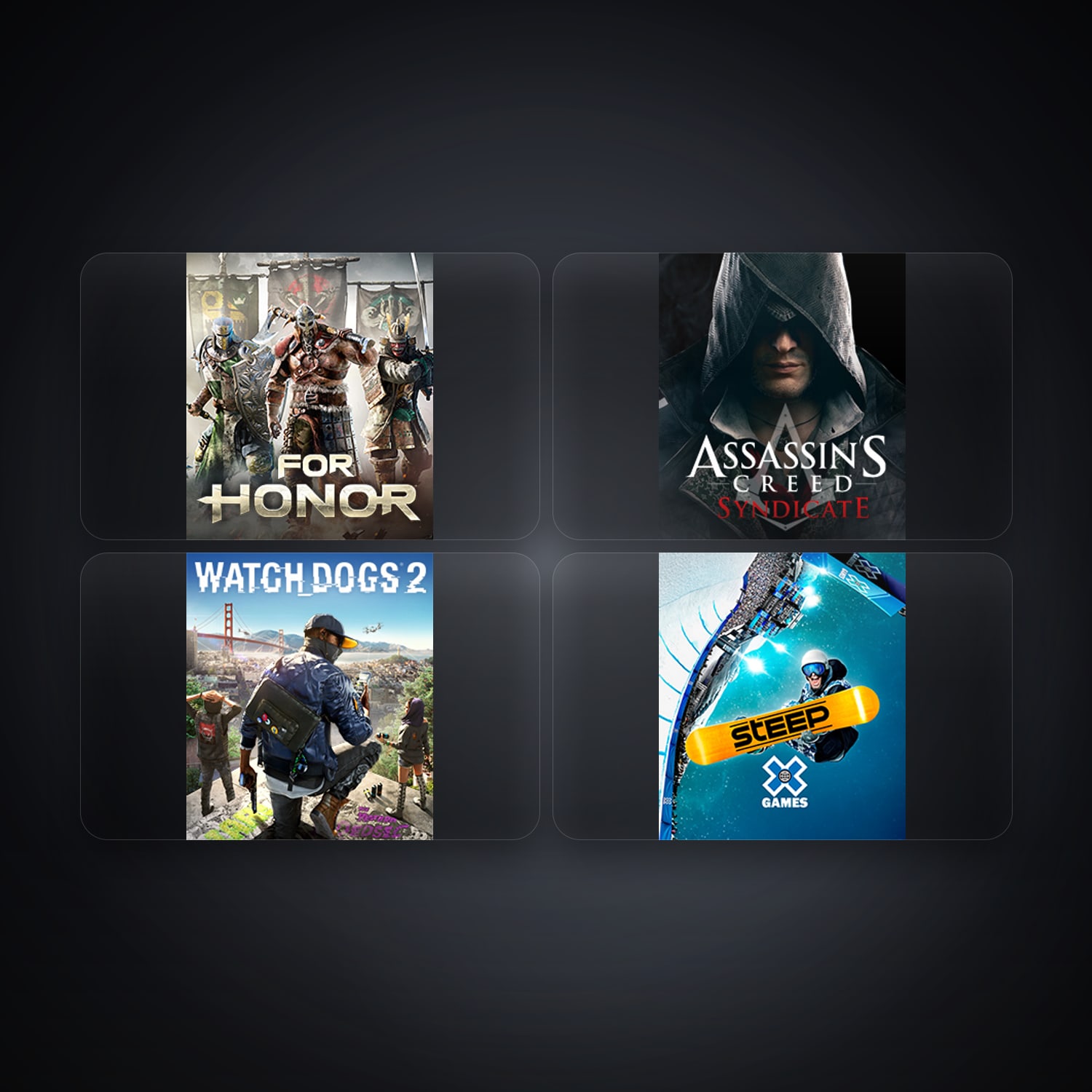 Ubisoft account — For Honor + Assassin's Creed Syndicate — DE — 4 games — HabibiAccounts