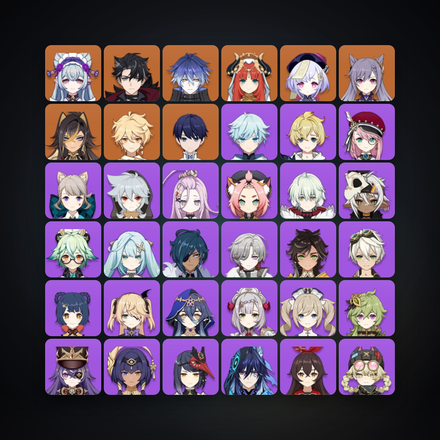 Genshin Impact account — AR 55 | 39 Chars | 7× 5★ — HabibiAccounts