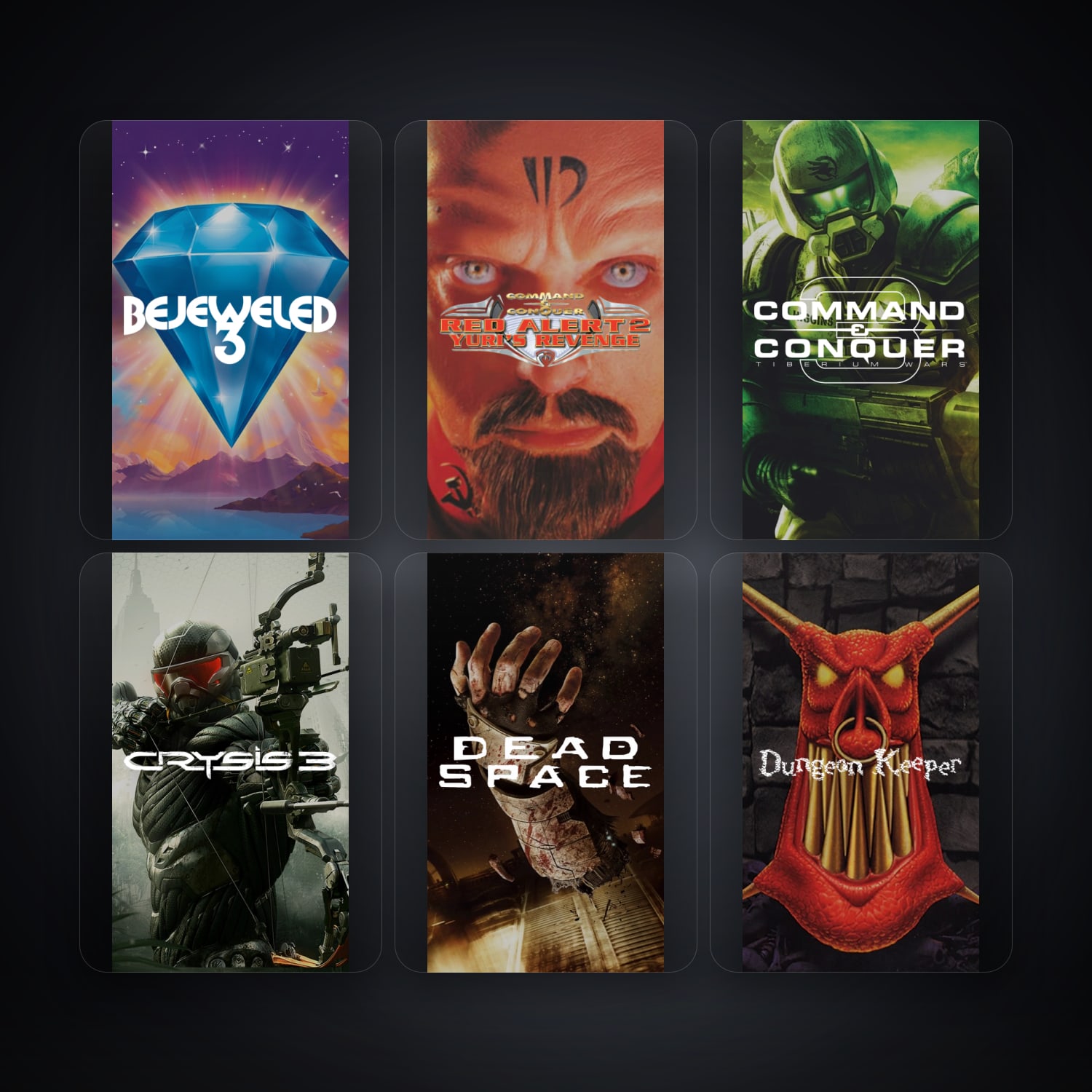 EA account — Bejeweled 3 + Command & Conquer Red Alert 2 and Yuri’s Revenge — DE — 9 games — HabibiAccounts