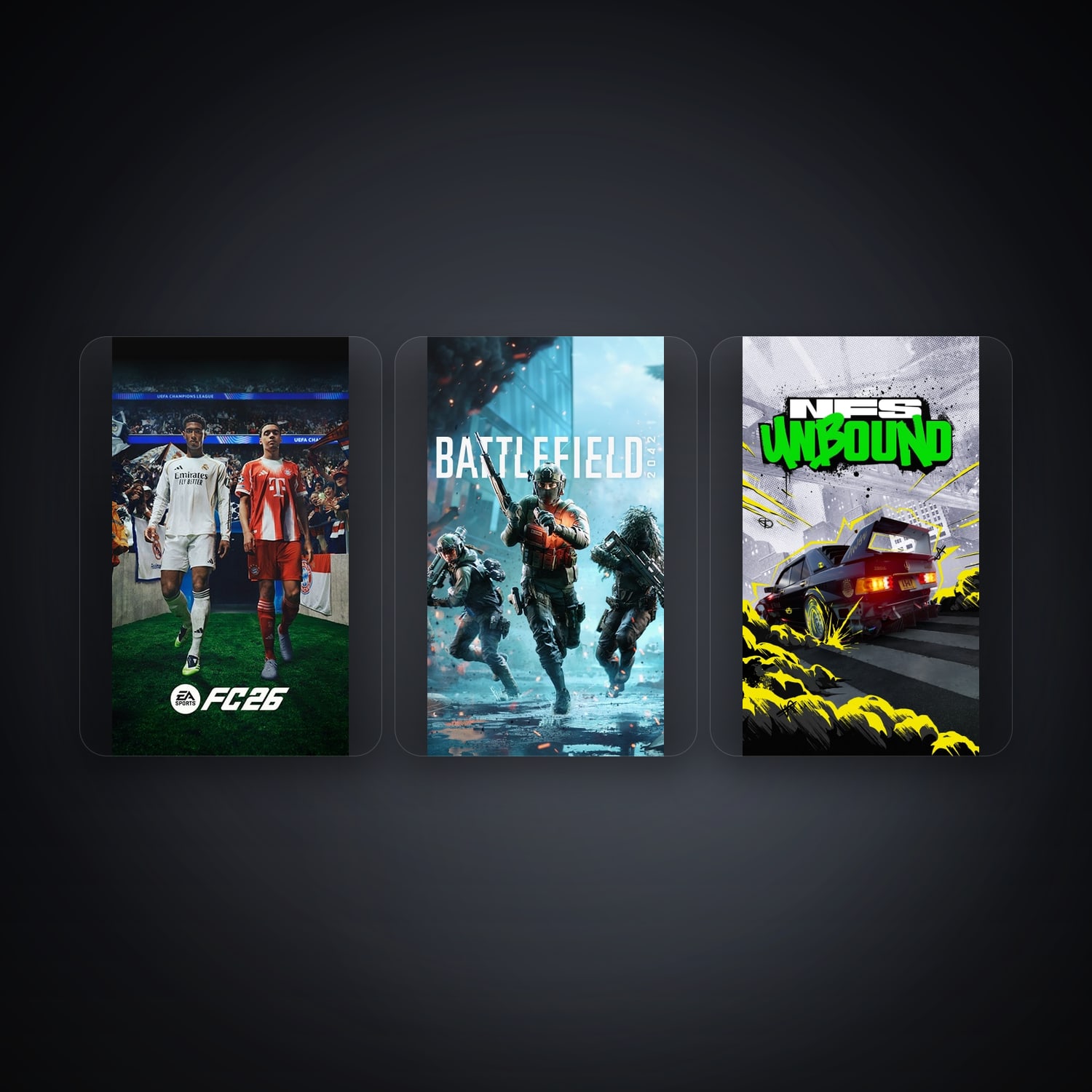 حساب إي إيه فيه Battlefield V وEA Sports FC 26، LK، 4 ألعاب — HabibiAccounts