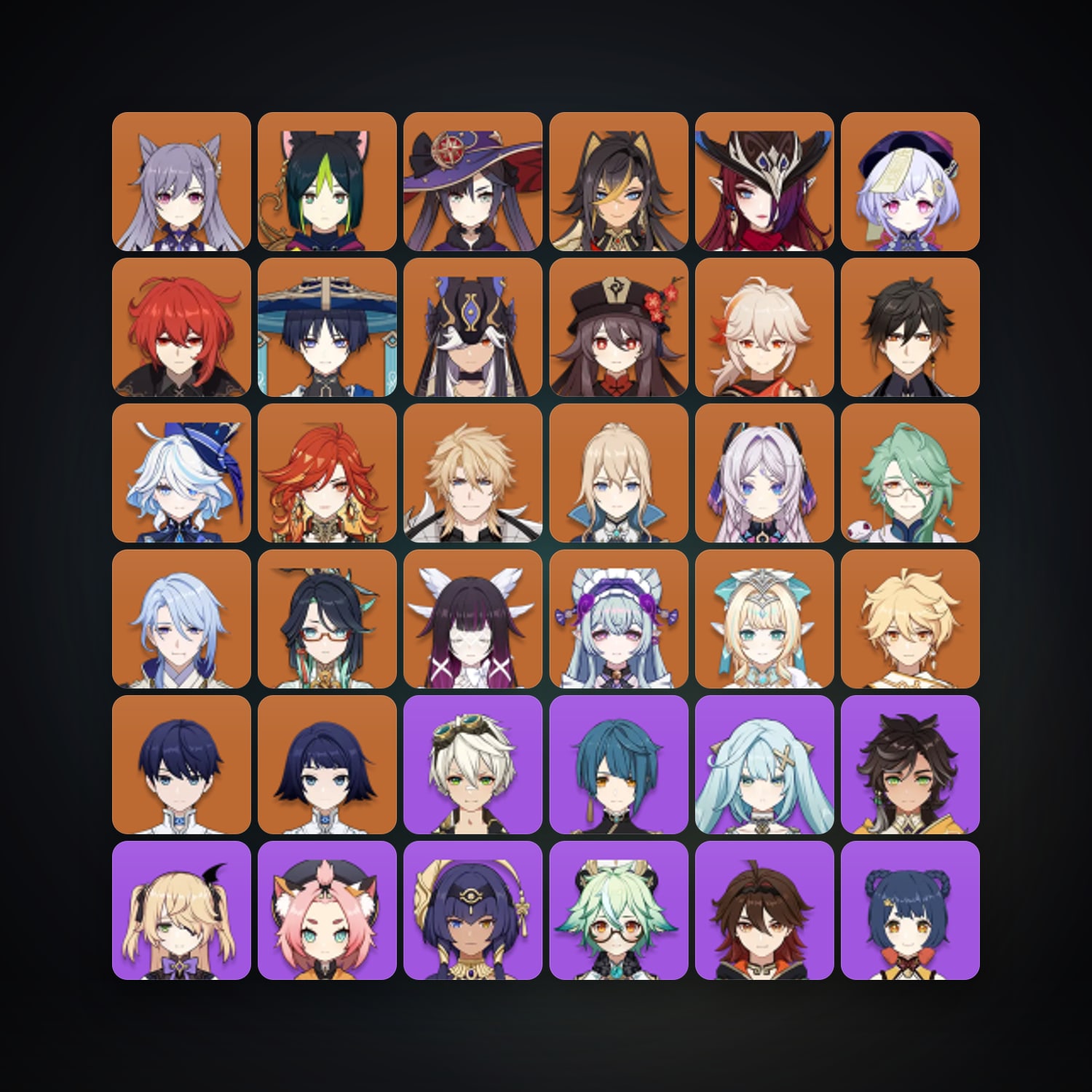 Genshin Impact | AR 58 | 71 Chars | 23× 5★ — Genshin / miHoYo Account — HabibiAccounts