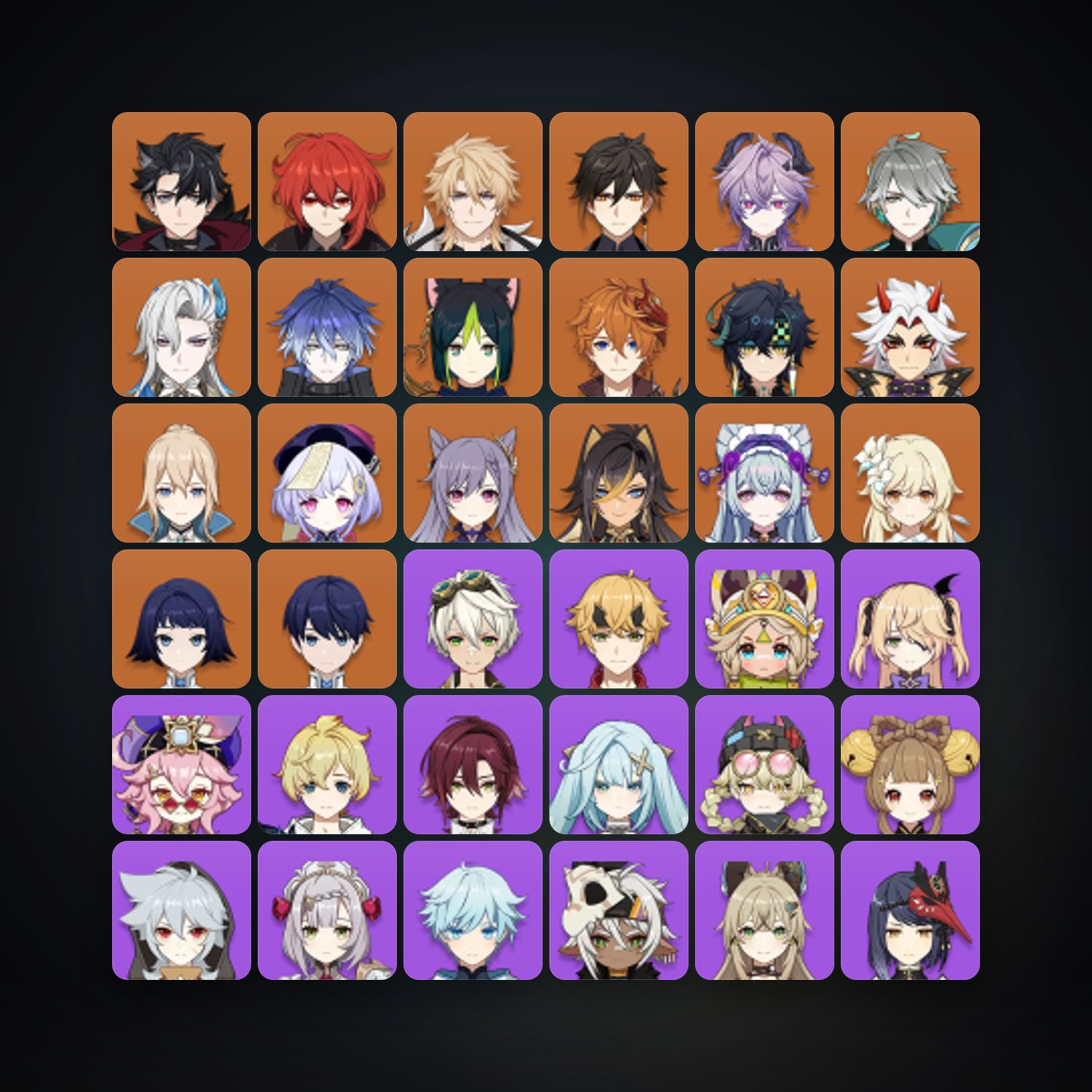 Genshin Impact | AR 58 | 65 Chars | 17× 5★ — Genshin / miHoYo Account — HabibiAccounts