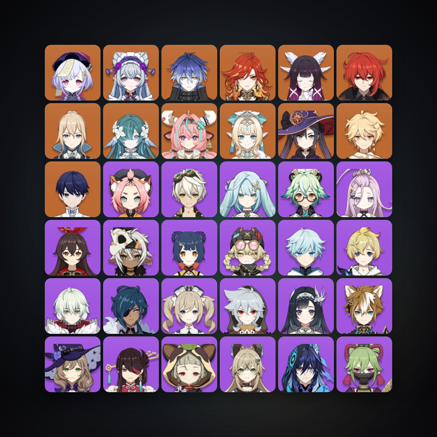 Genshin Impact | AR 56 | 43 Chars | 11× 5★ — Genshin / miHoYo Account — HabibiAccounts