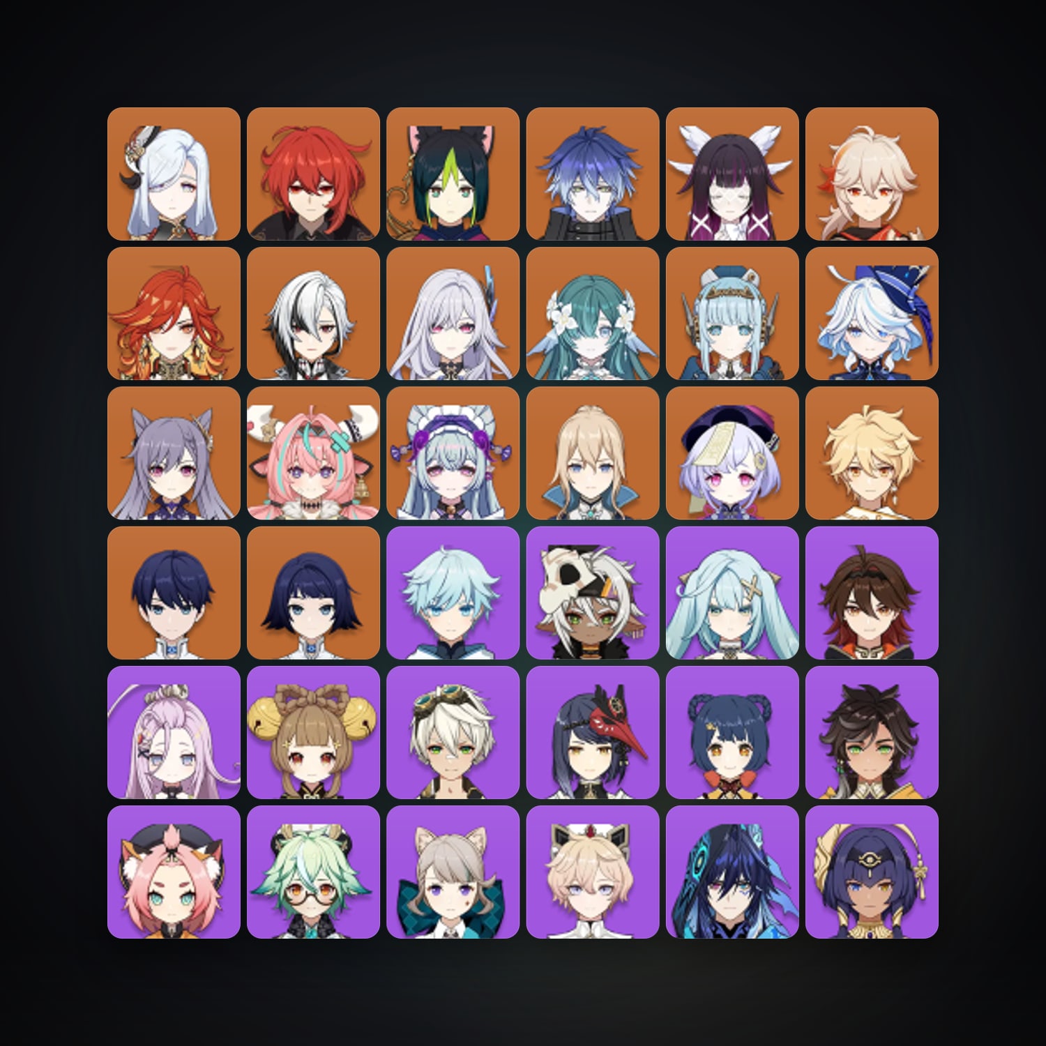 Genshin Impact | AR 57 | 61 Chars | 17× 5★ — Genshin / miHoYo Account — HabibiAccounts