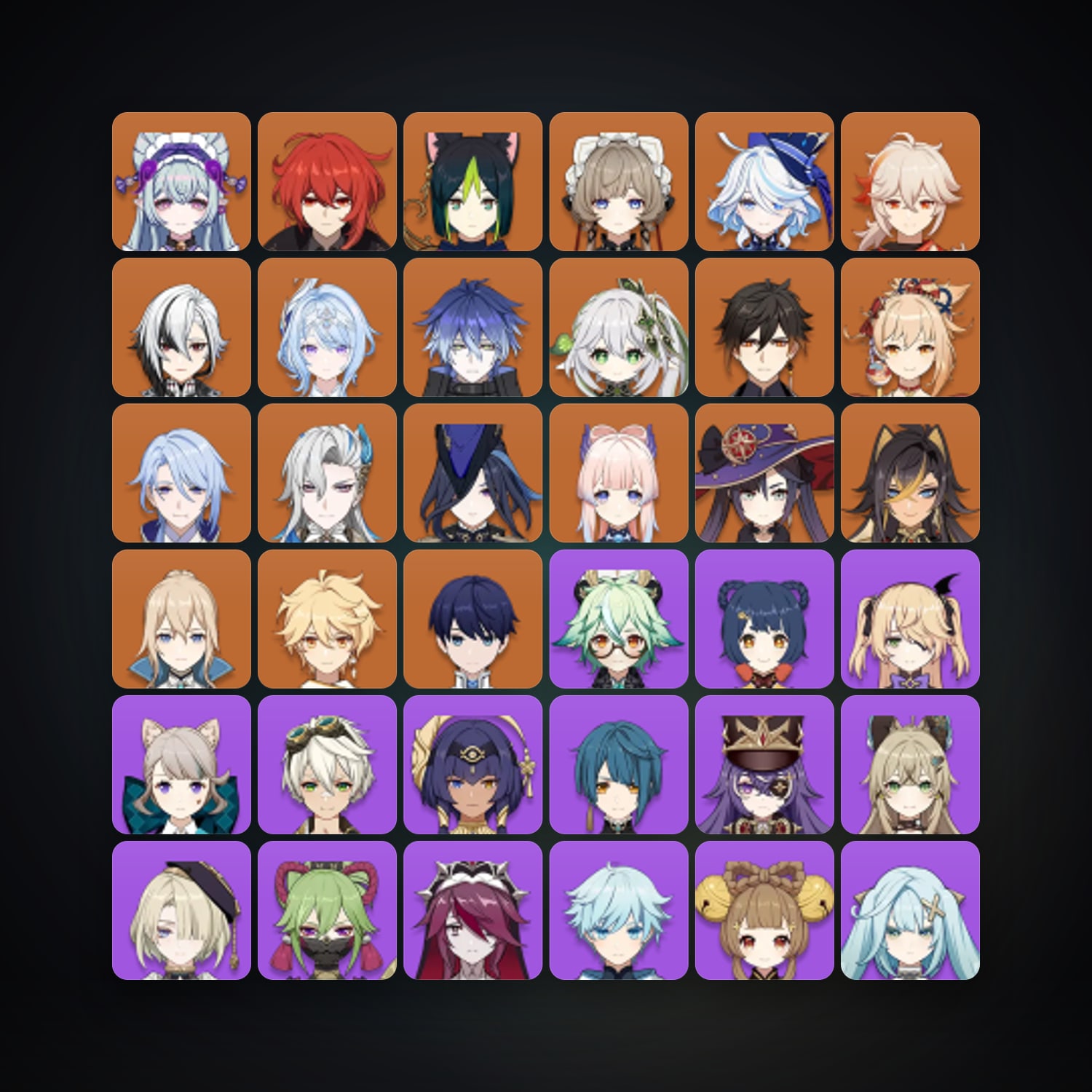 Genshin Impact | AR 59 | 68 Chars | 19× 5★ — Genshin / miHoYo Account — HabibiAccounts