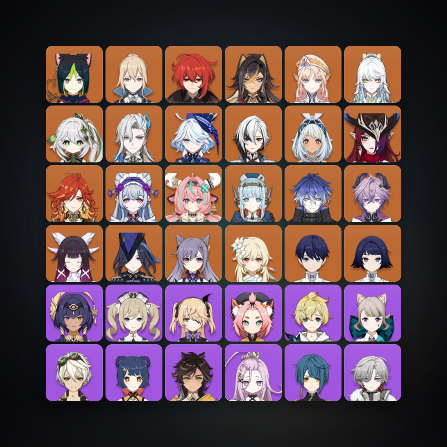 حساب جينشن إمباكت — AR 60 | 71 شخصية | 21× 5★ — HabibiAccounts