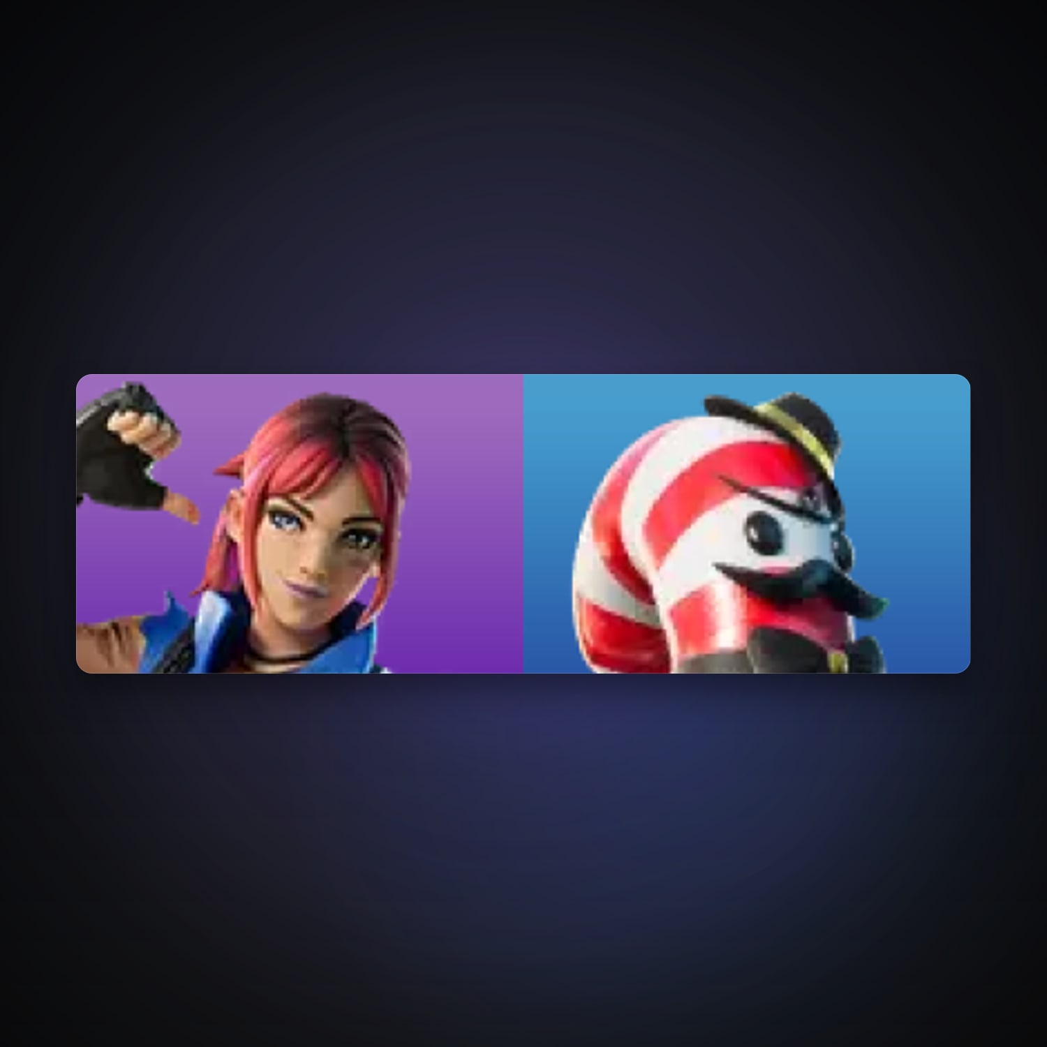 حساب فورتنايت Explorer Emilie وMr. Dappermint، لوكر 2 سكن، لفل 165، 4 فوز — HabibiAccounts