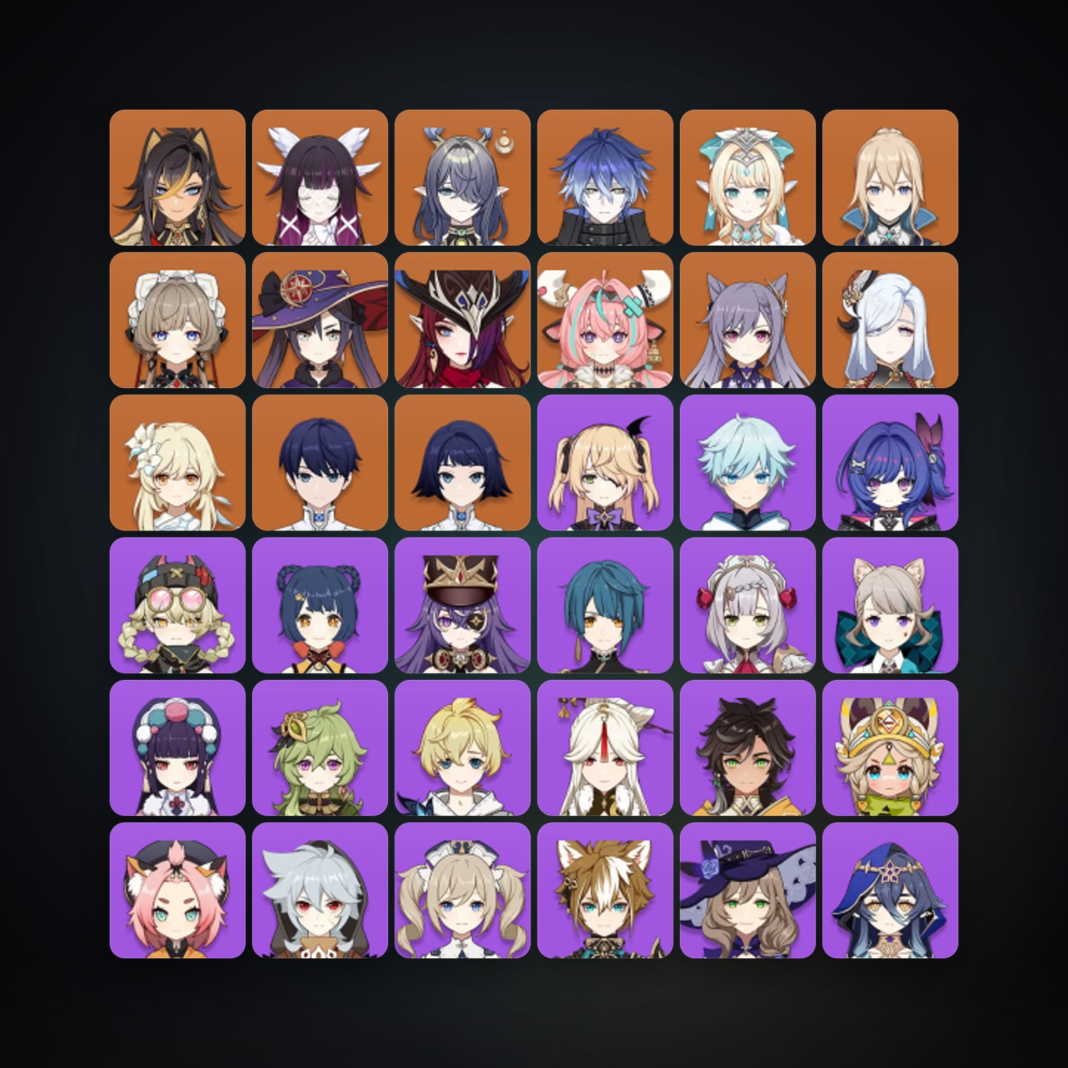Genshin Impact | AR 56 | 53 Chars | 12× 5★ — Genshin / miHoYo Account — HabibiAccounts