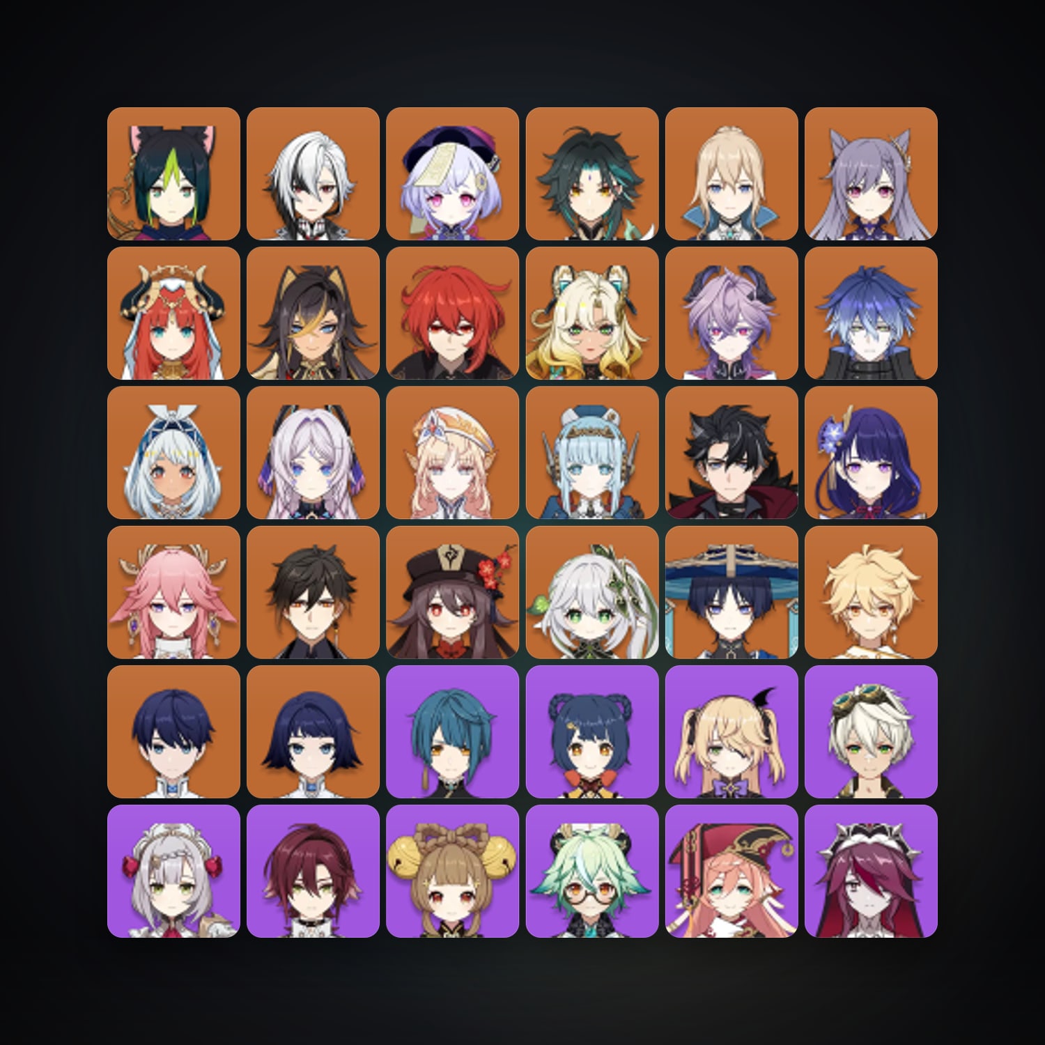 Genshin Impact | AR 60 | 73 Chars | 23× 5★ — Genshin / miHoYo Account — HabibiAccounts